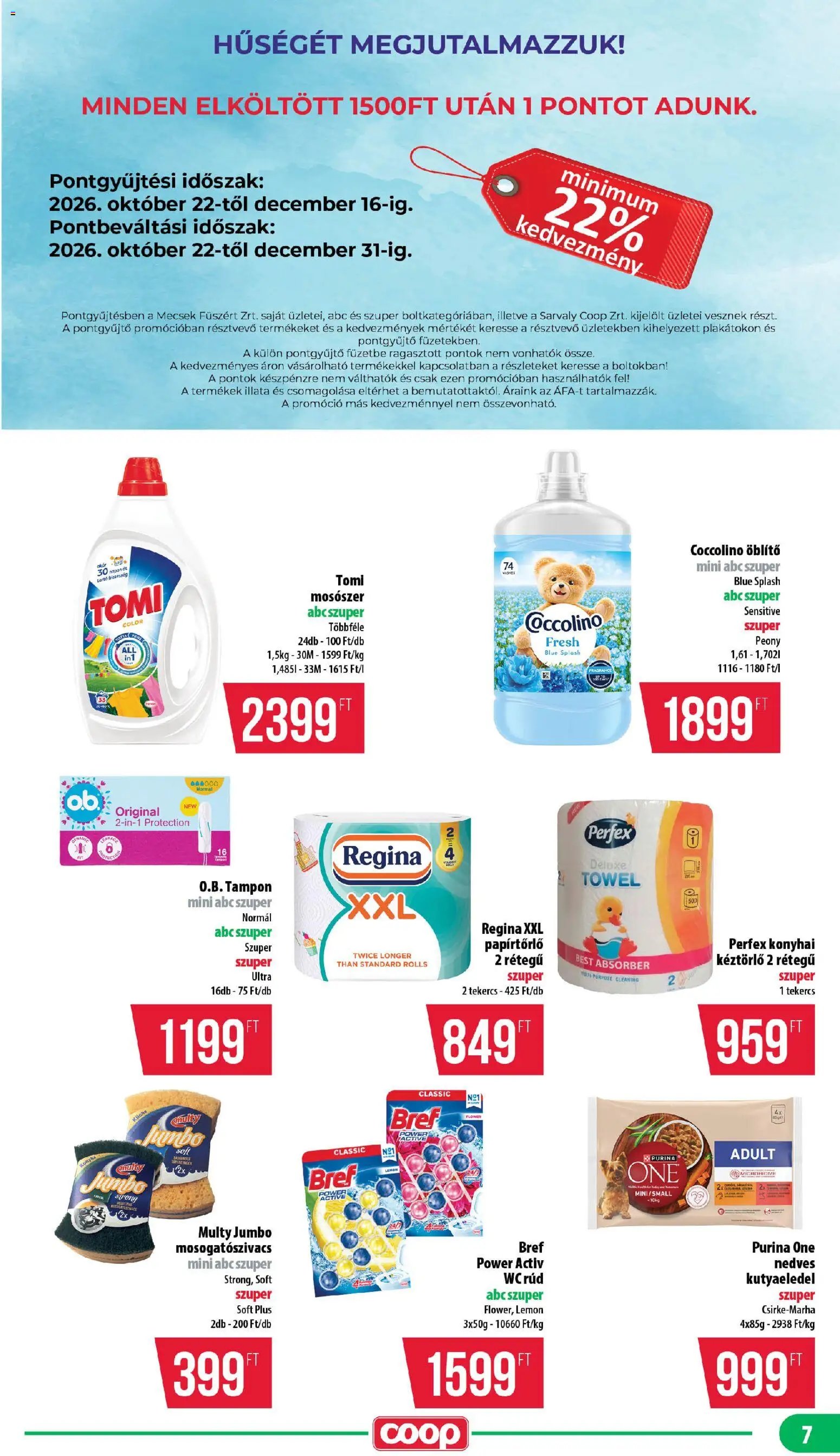 COOP - Mini & Abc & Szuper / Mecsek 2026.10.22. - lapozható formában szórólap ✳️
