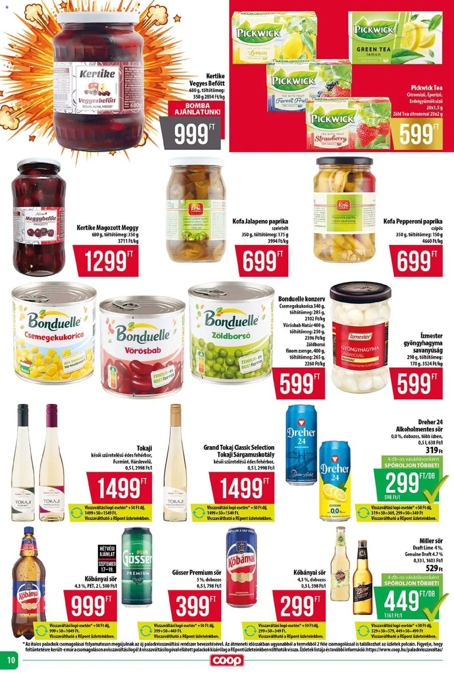 COOP újság 2026.09.17. COOP - Szuper Plusz / Tisza