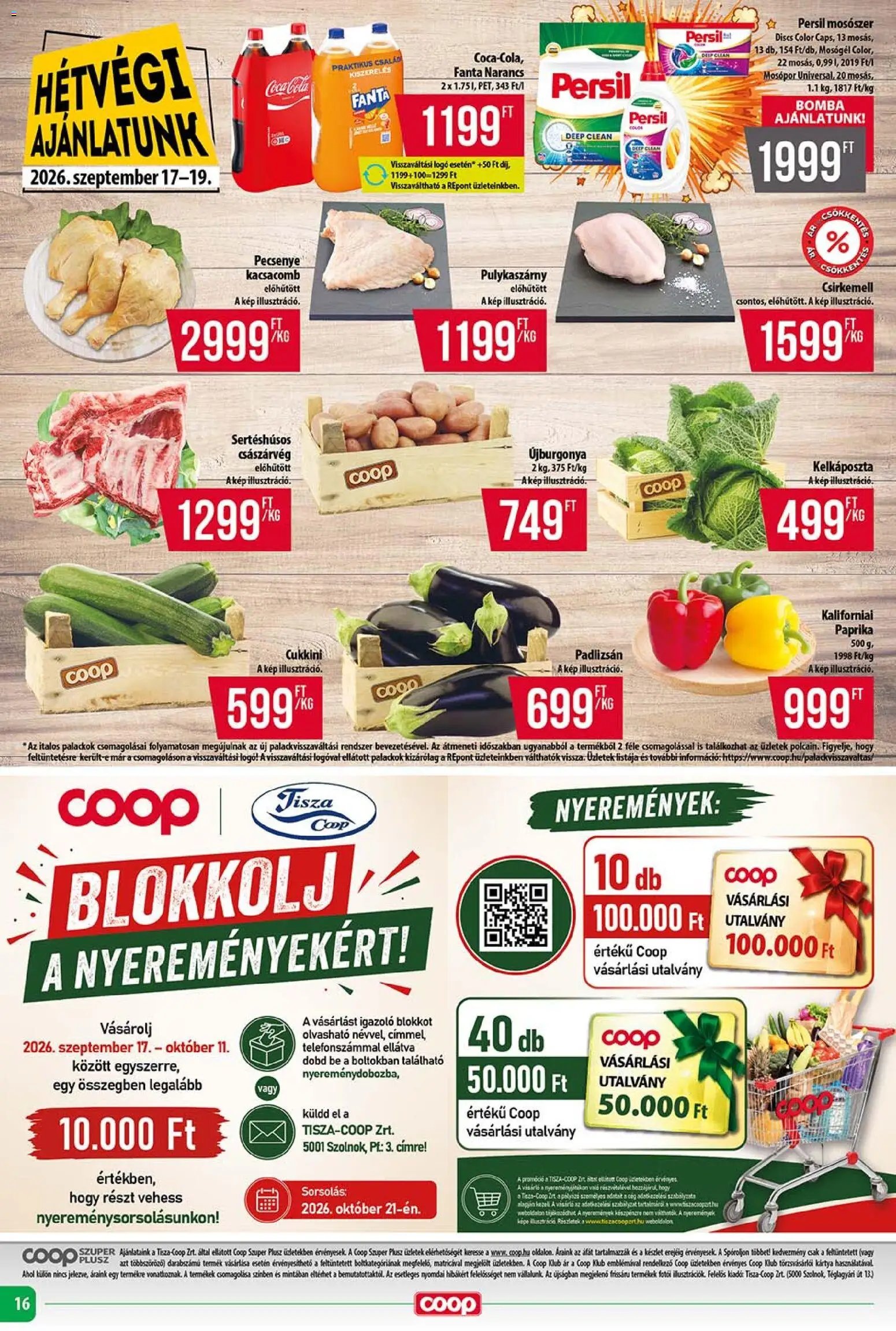 COOP újság 2026.09.17. COOP - Szuper Plusz / Tisza