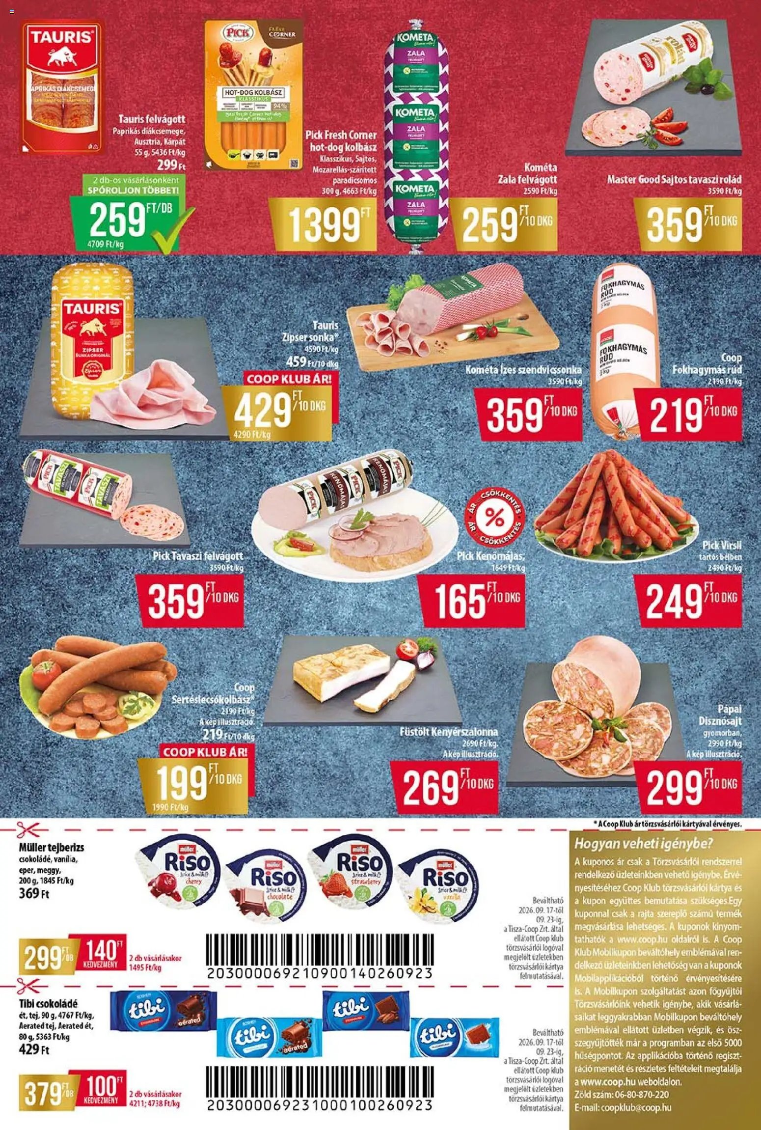COOP újság 2026.09.17. COOP - Szuper Plusz / Tisza