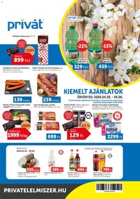 PRIVÁT újság 2026.04.30. PRIVÁT akciós újság (2026-04-30 - 2026-05-06)
