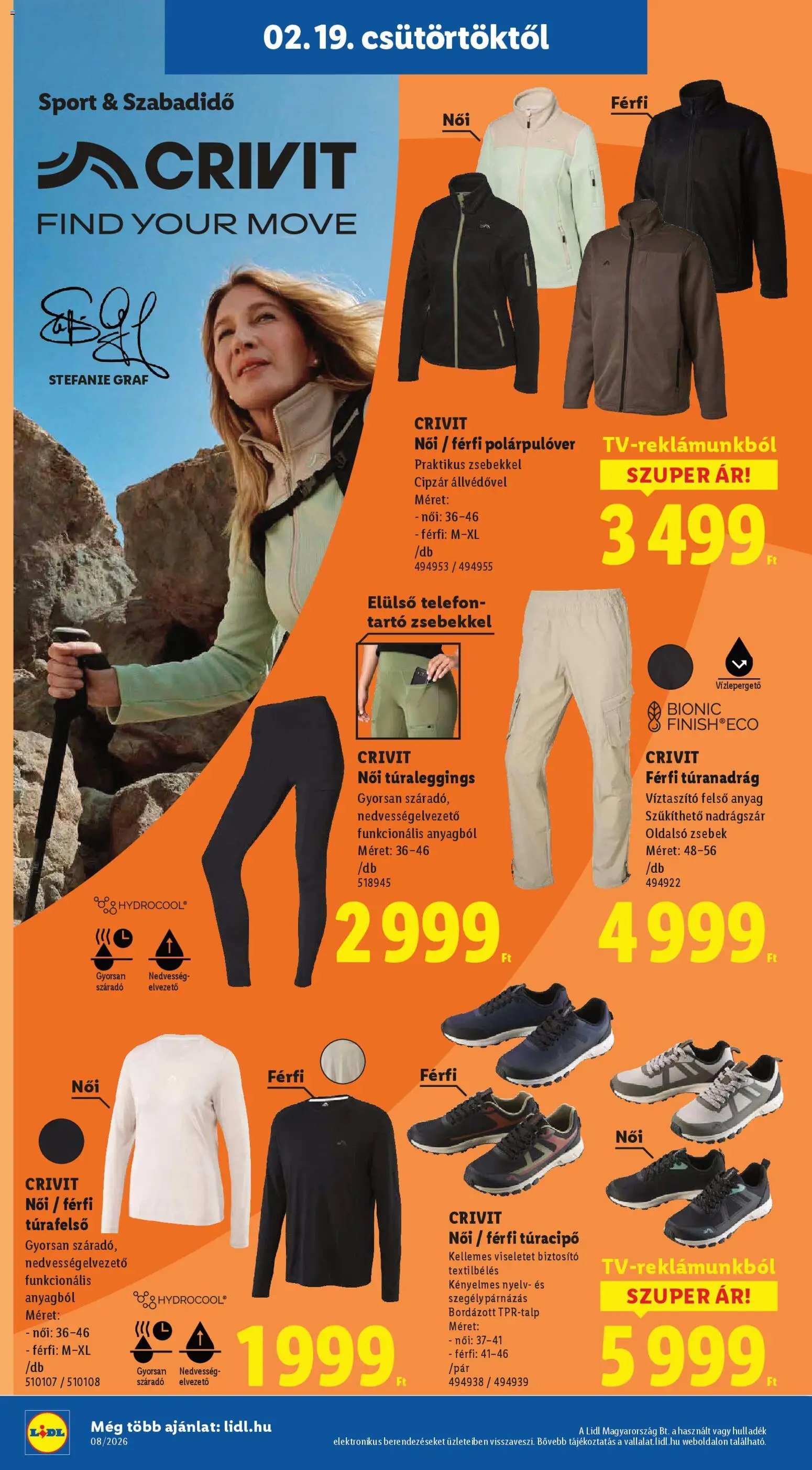 Lidl újság 2026.02.19. Nonfood kínálatunk (2026-02-19 - 2026-02-25)