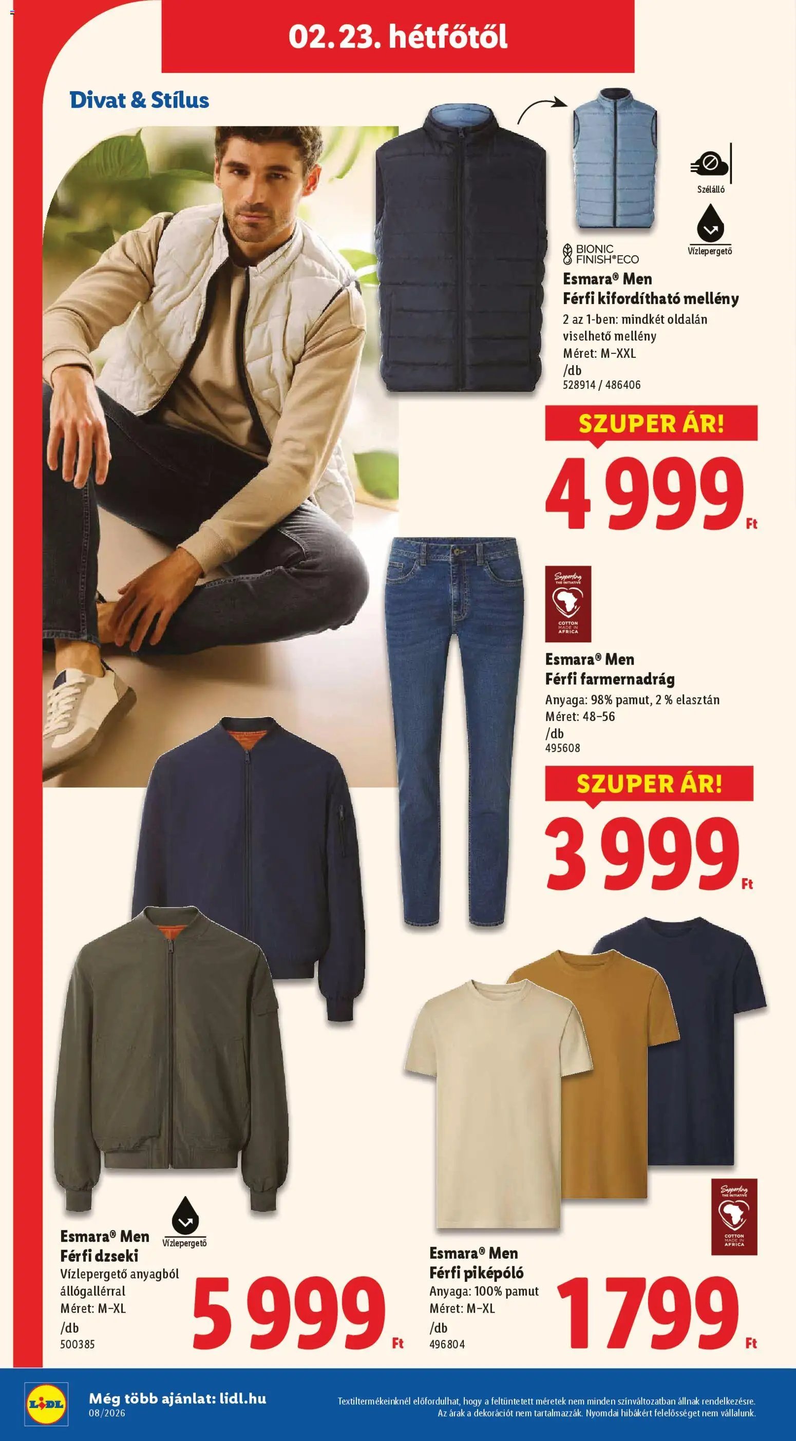 Lidl újság 2026.02.19. Nonfood kínálatunk (2026-02-19 - 2026-02-25)