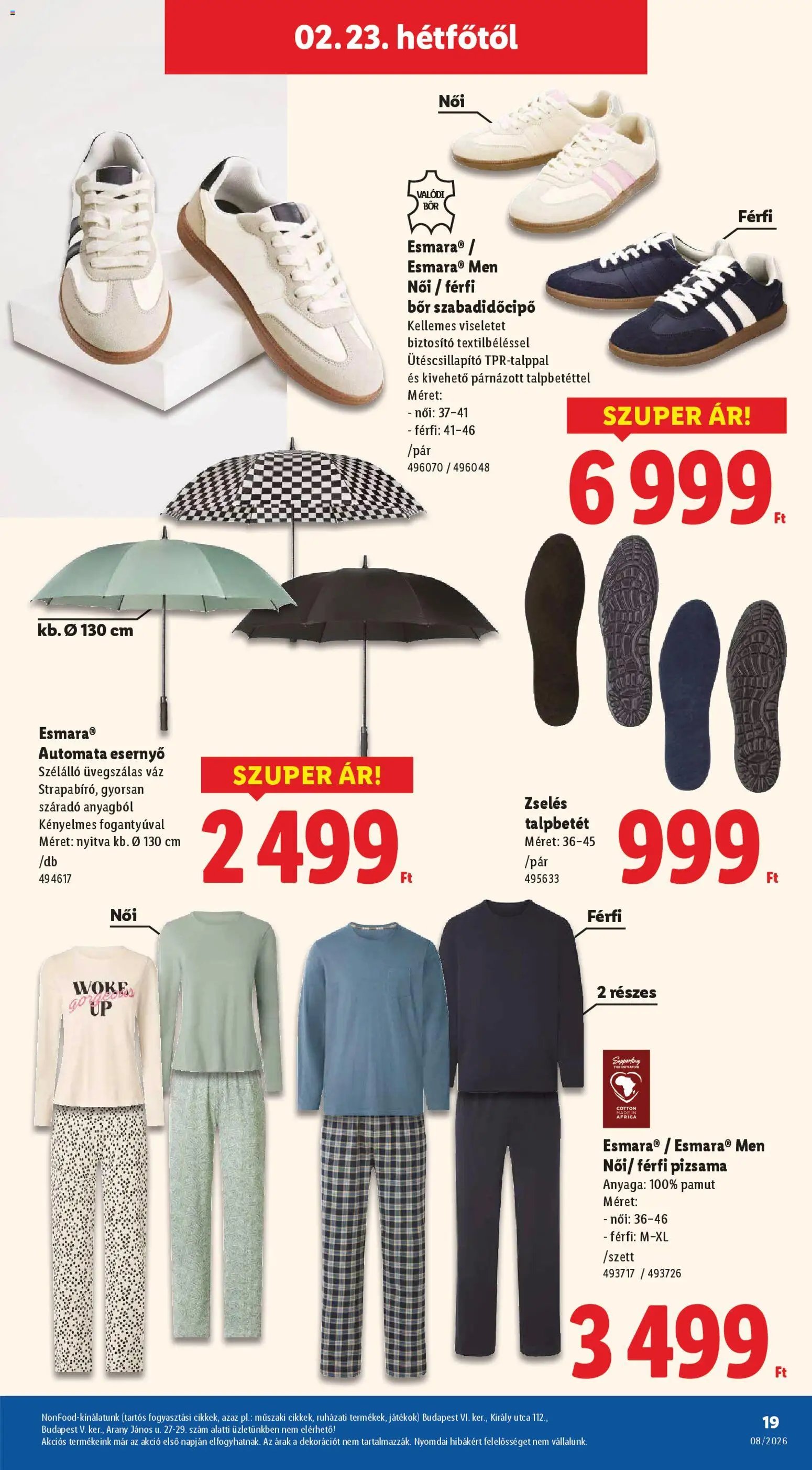 Lidl újság 2026.02.19. Nonfood kínálatunk (2026-02-19 - 2026-02-25)