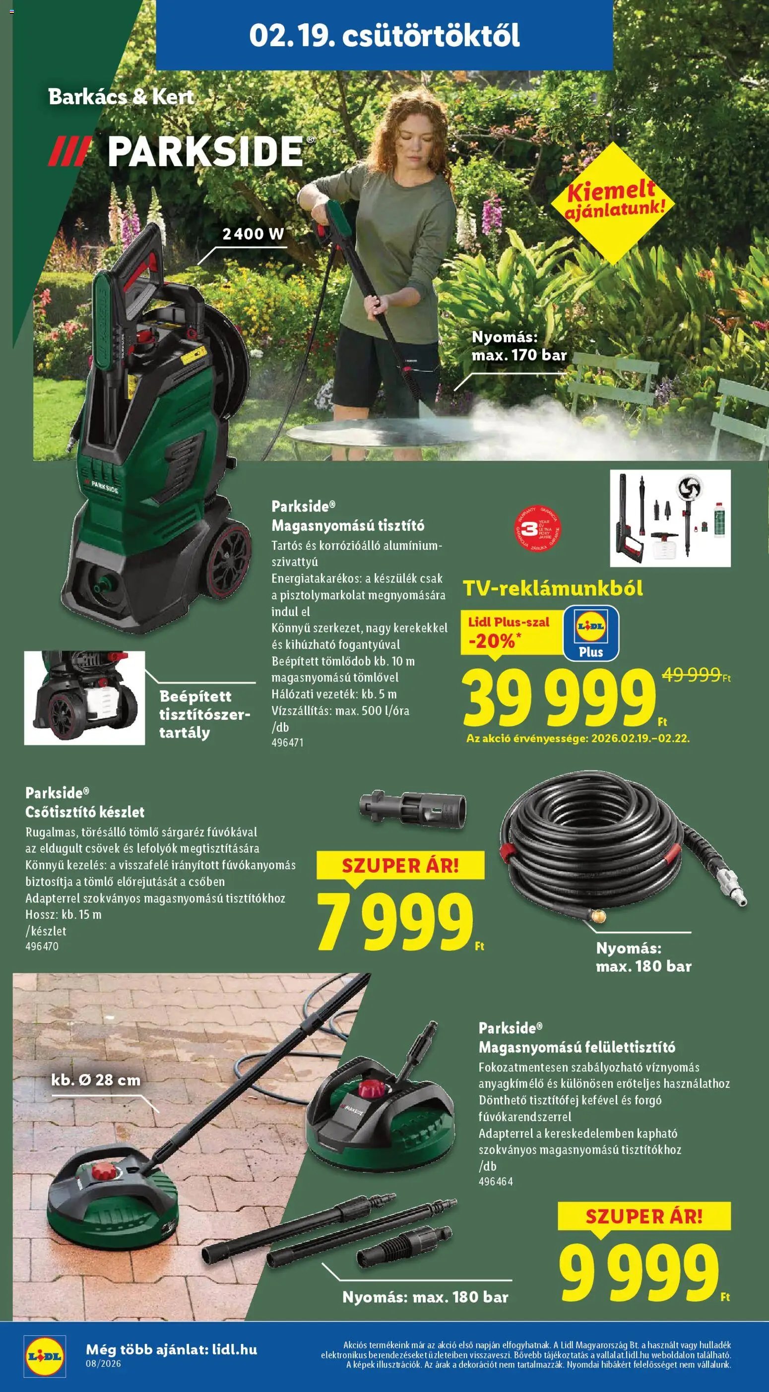 Lidl újság 2026.02.19. Nonfood kínálatunk (2026-02-19 - 2026-02-25)