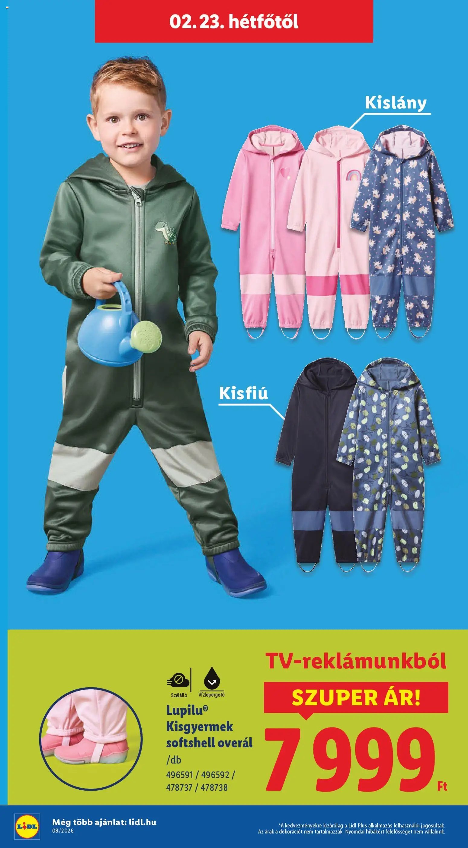 Lidl újság 2026.02.19. Nonfood kínálatunk (2026-02-19 - 2026-02-25)