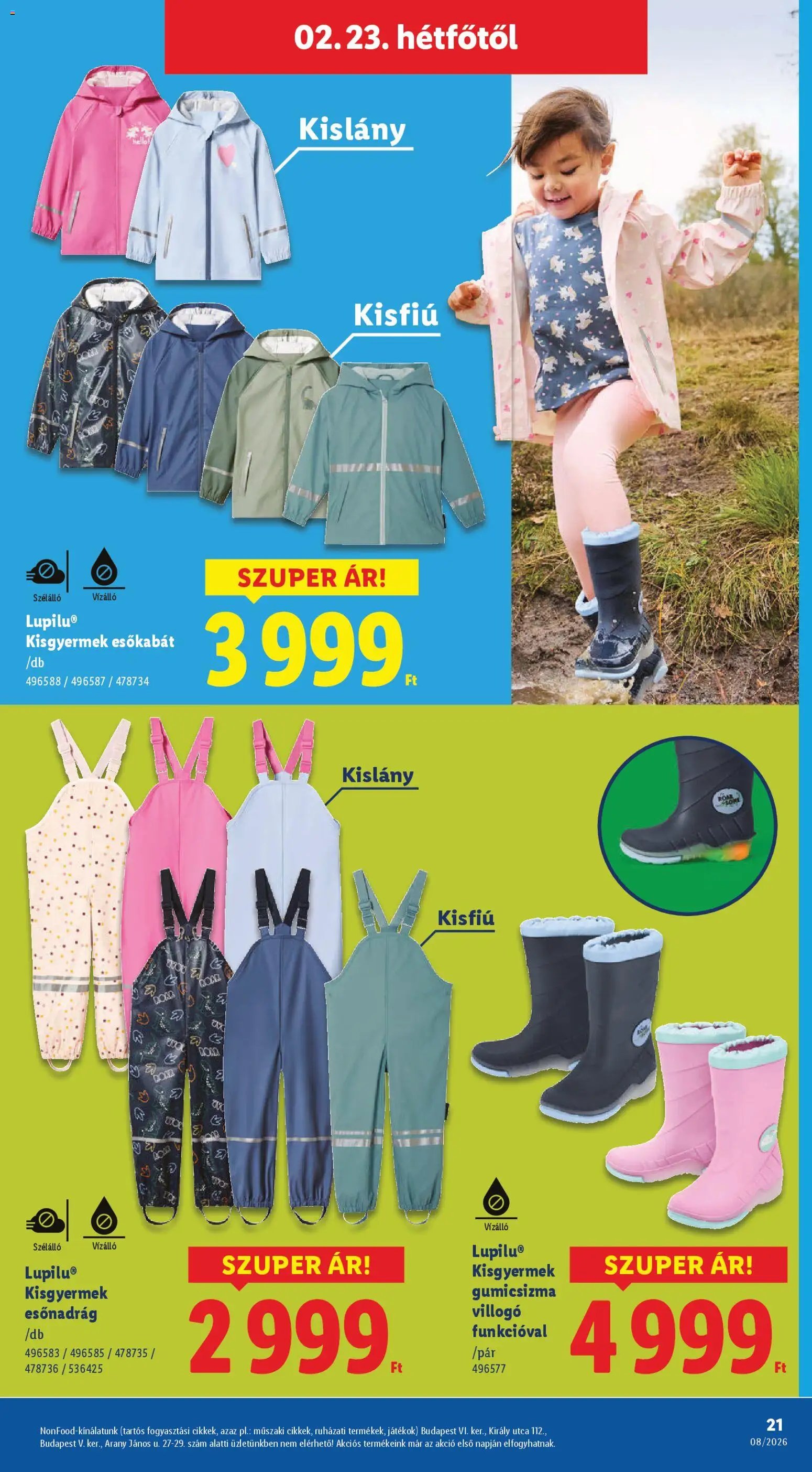 Lidl újság 2026.02.19. Nonfood kínálatunk (2026-02-19 - 2026-02-25)