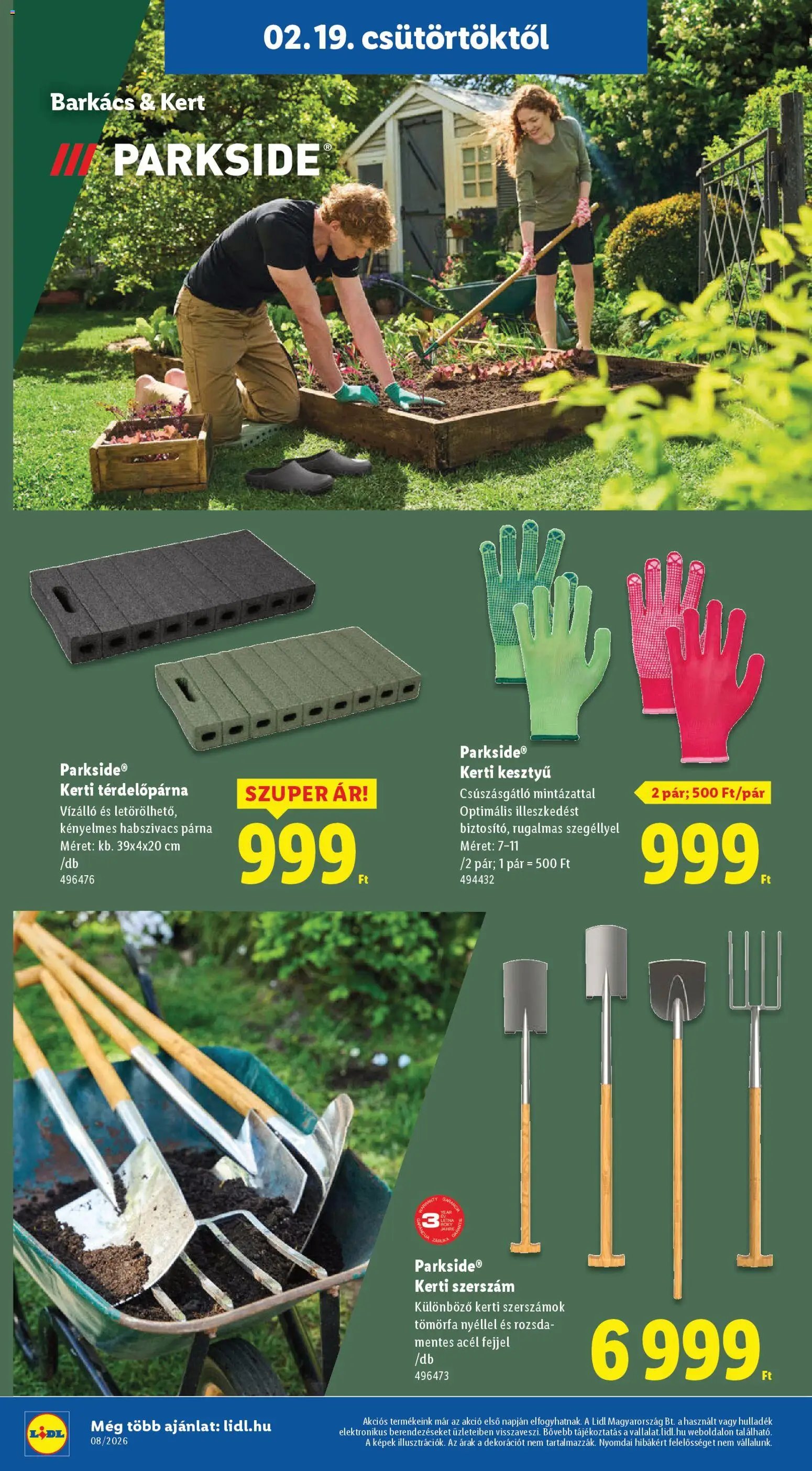 Lidl újság 2026.02.19. Nonfood kínálatunk (2026-02-19 - 2026-02-25)