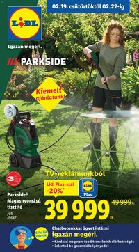 Lidl újság 2026.02.19. Nonfood kínálatunk (2026-02-19 - 2026-02-25)