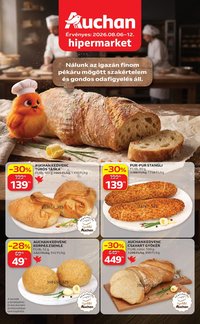 Auchan újság 2026.08.06. Auchan Pékség ajánlataink