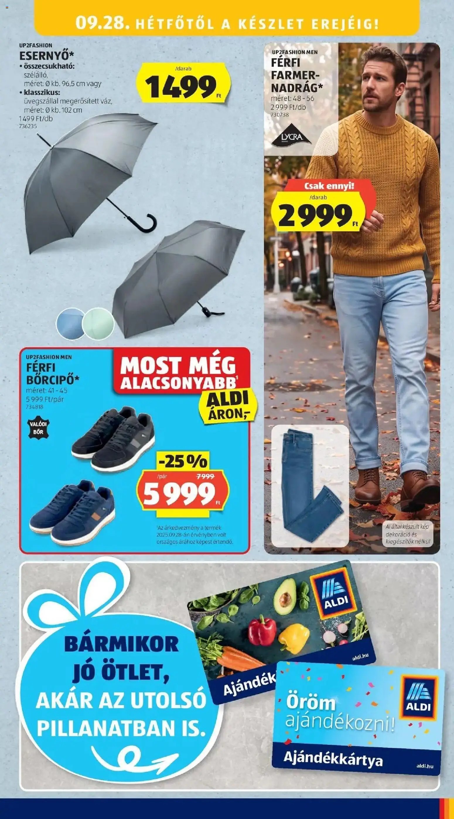 Aldi újság 2026.09.24. Aldi aktuális akciós újság