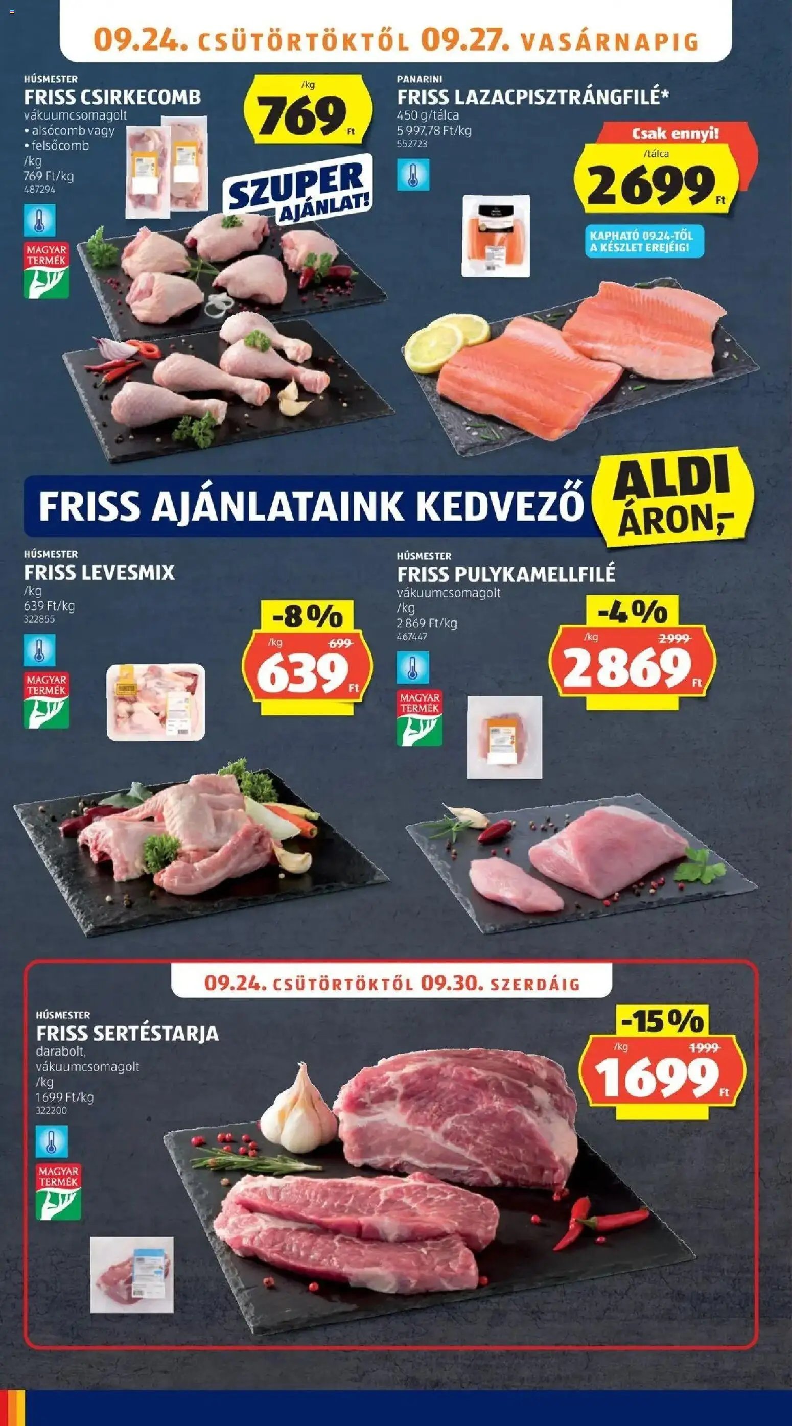 Aldi újság 2026.09.24. Aldi aktuális akciós újság