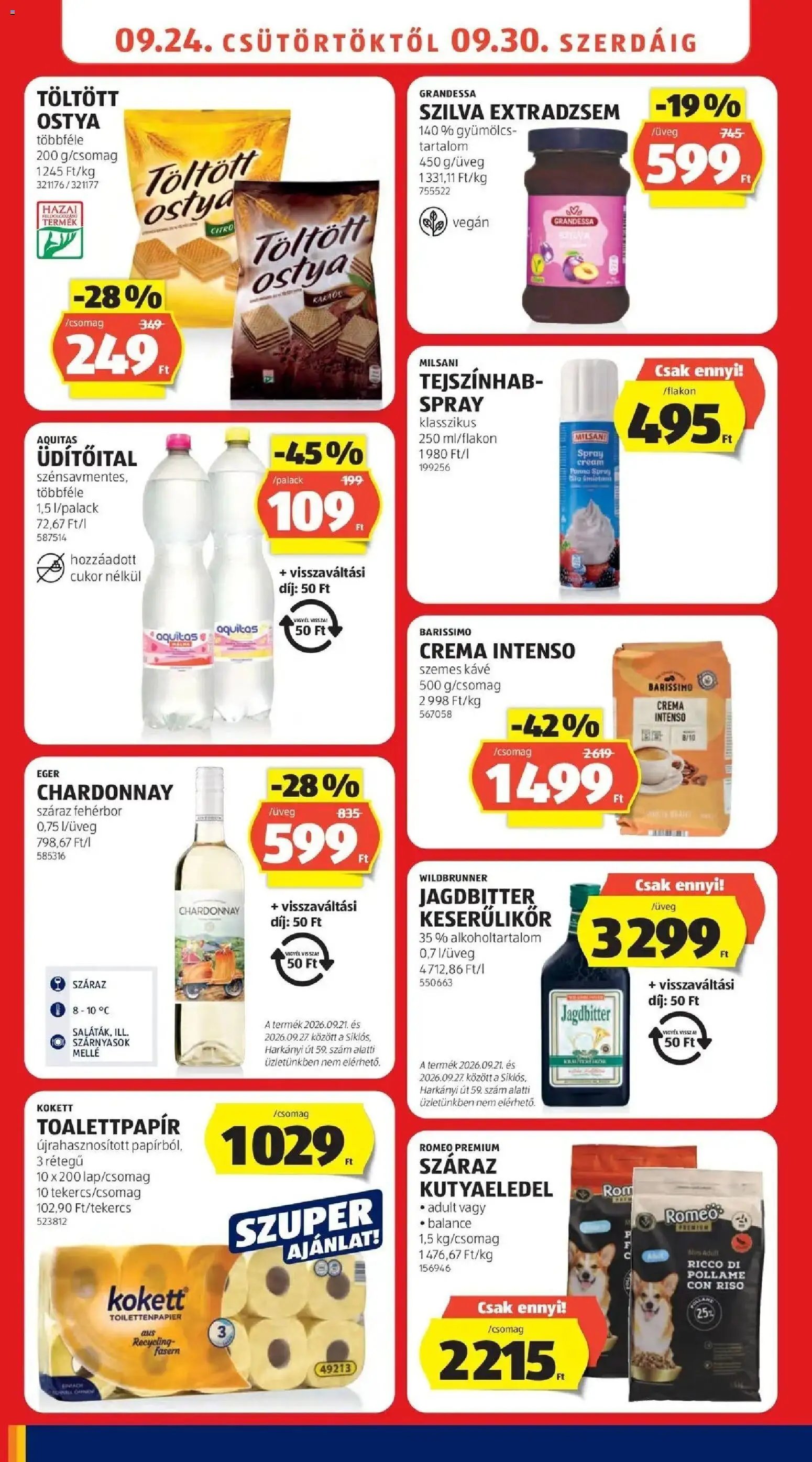 Aldi újság 2026.09.24. Aldi aktuális akciós újság