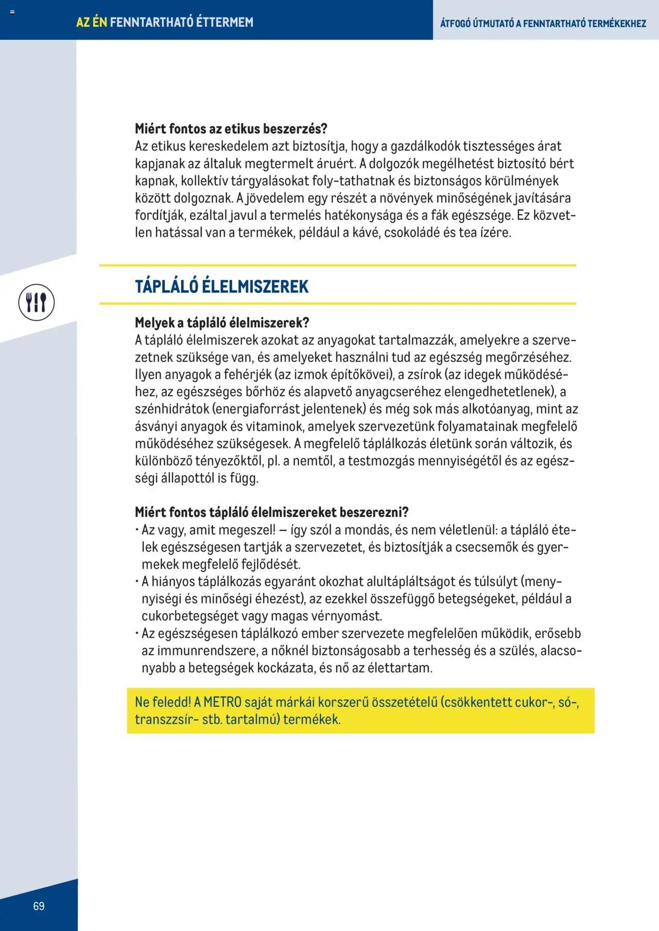 Metro újság 2023.06.07. Fenntartható Gasztronómia booklet (2023-06-07)