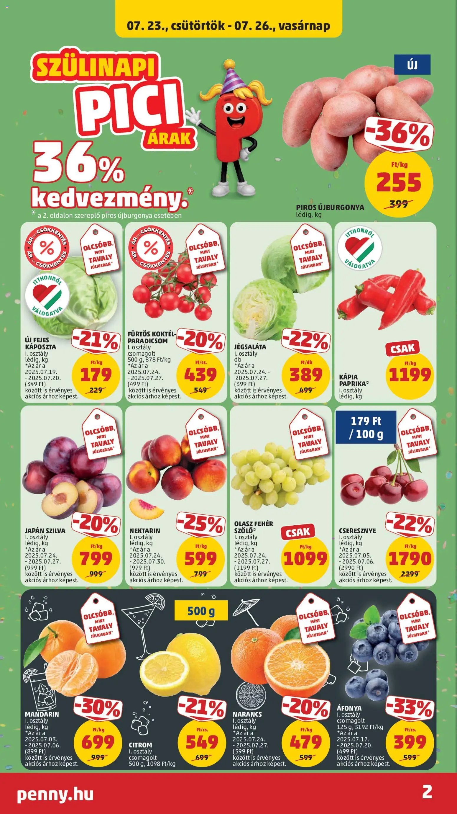 PENNY újság 2026.07.23. PENNY akciós újság