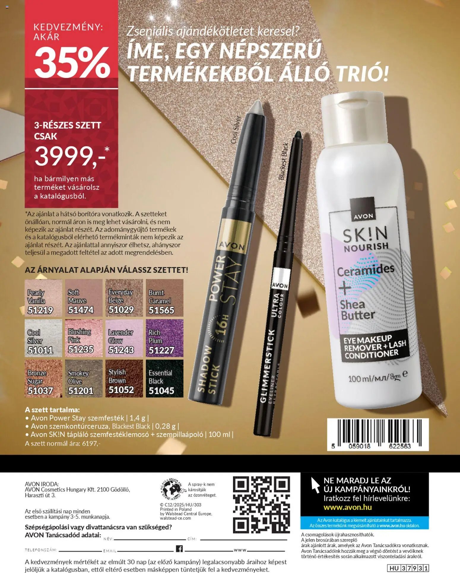 Avon újság 2025.12.01. AVON online katalógus 2025 decemberi (2025-12-01 - 2025-12-31)