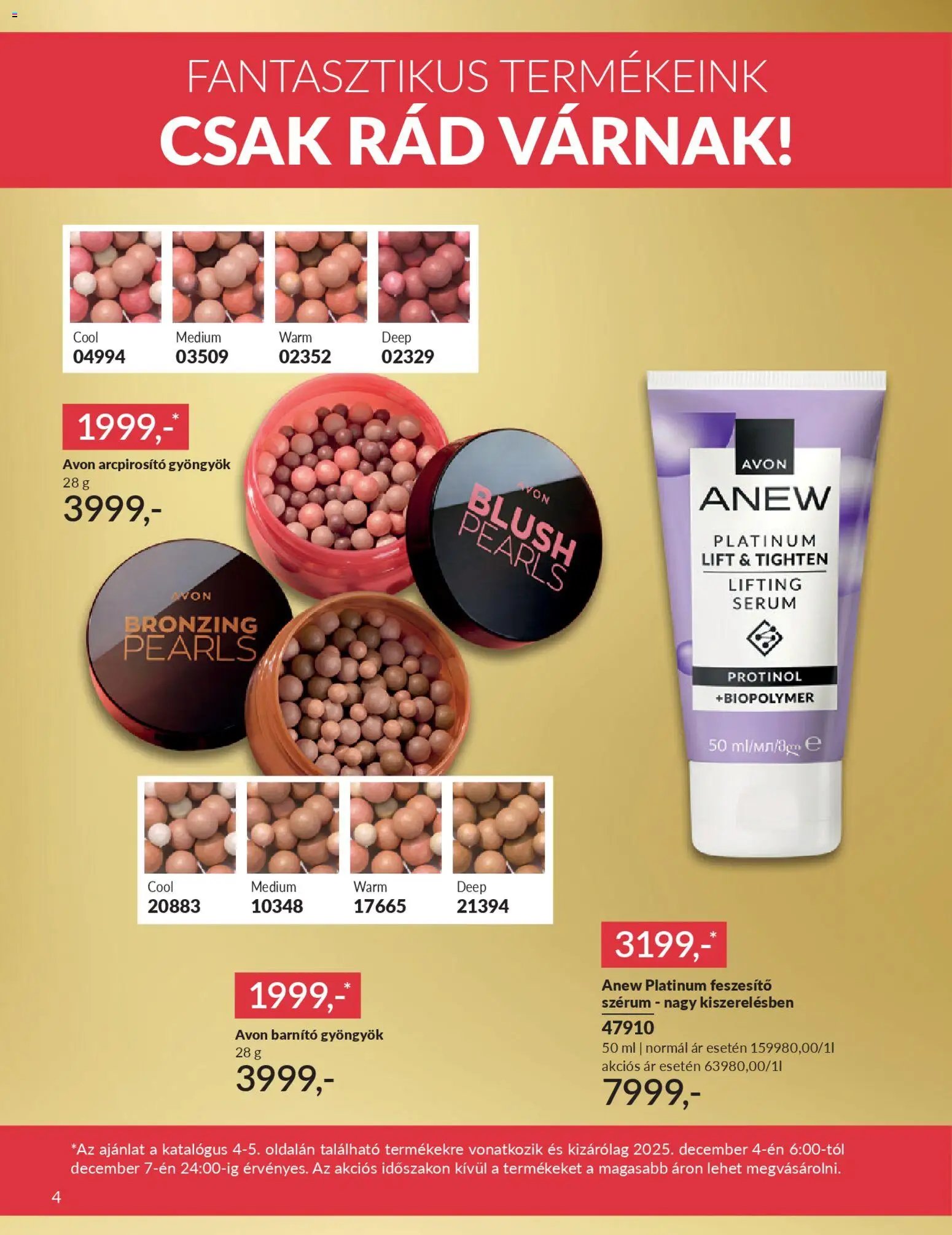 Avon újság 2025.12.01. AVON online katalógus 2025 decemberi (2025-12-01 - 2025-12-31)