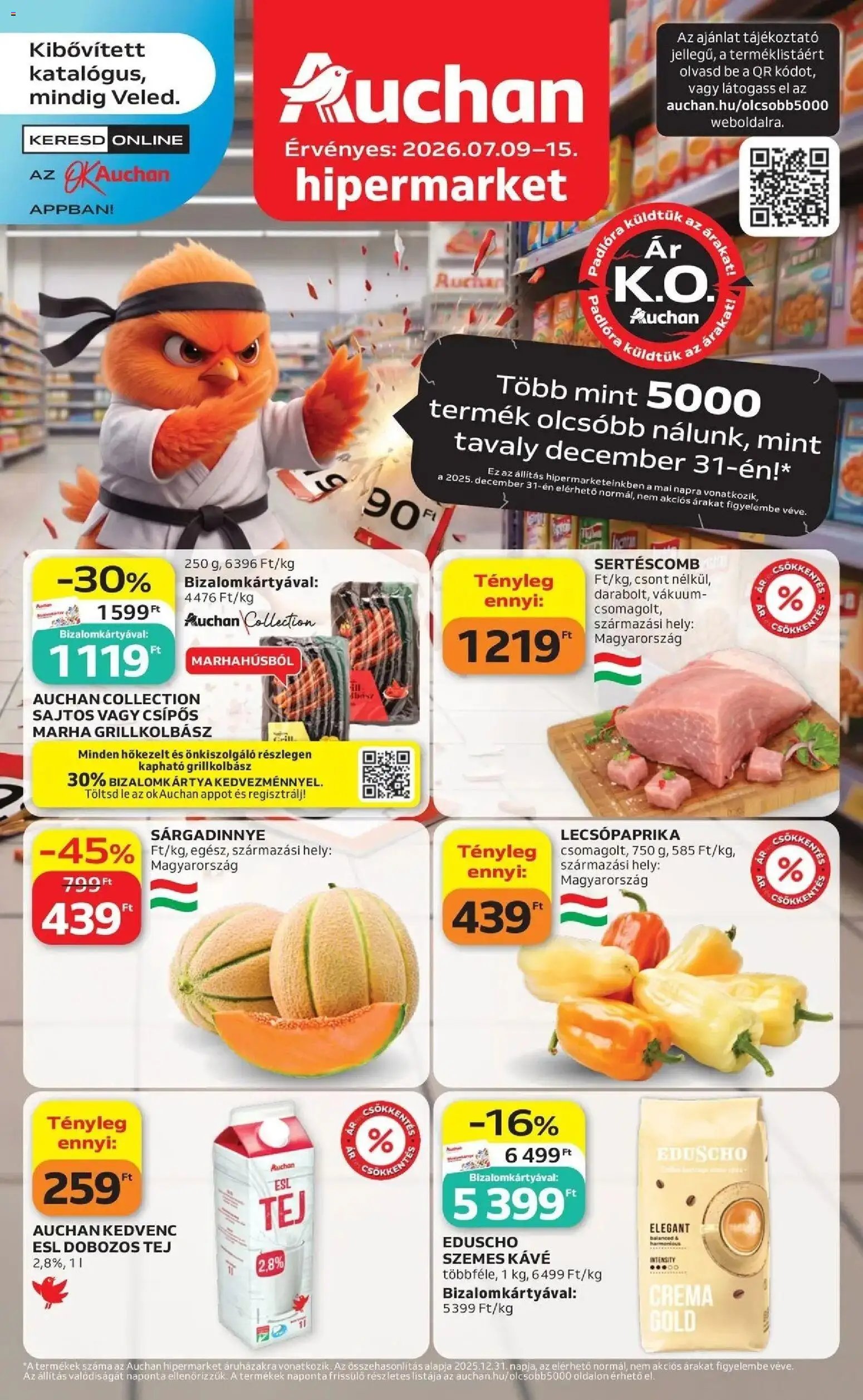 Auchan újság 2026.07.09. Auchan akciós újság Szeged