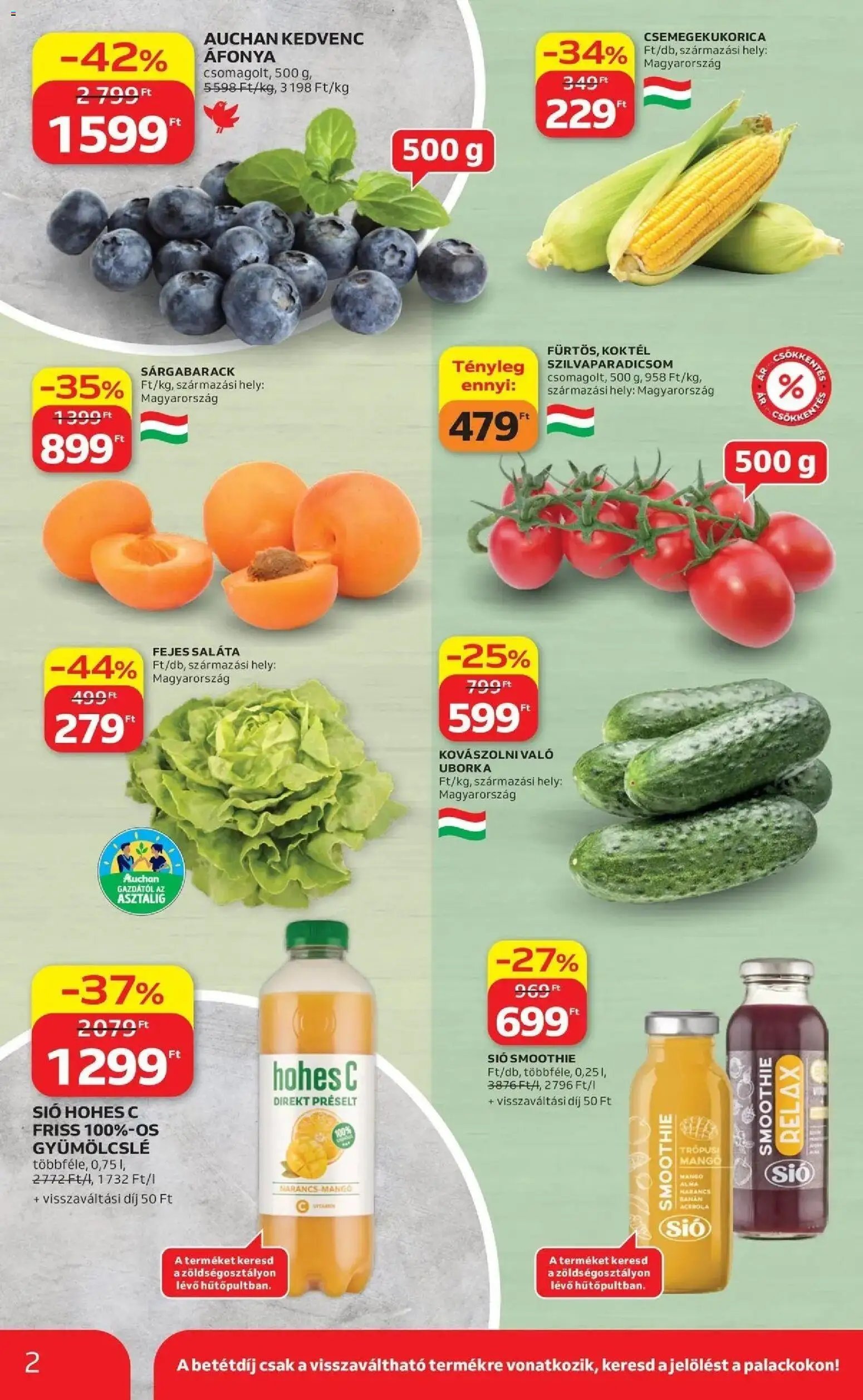 Auchan újság 2026.07.09. Auchan akciós újság Szeged