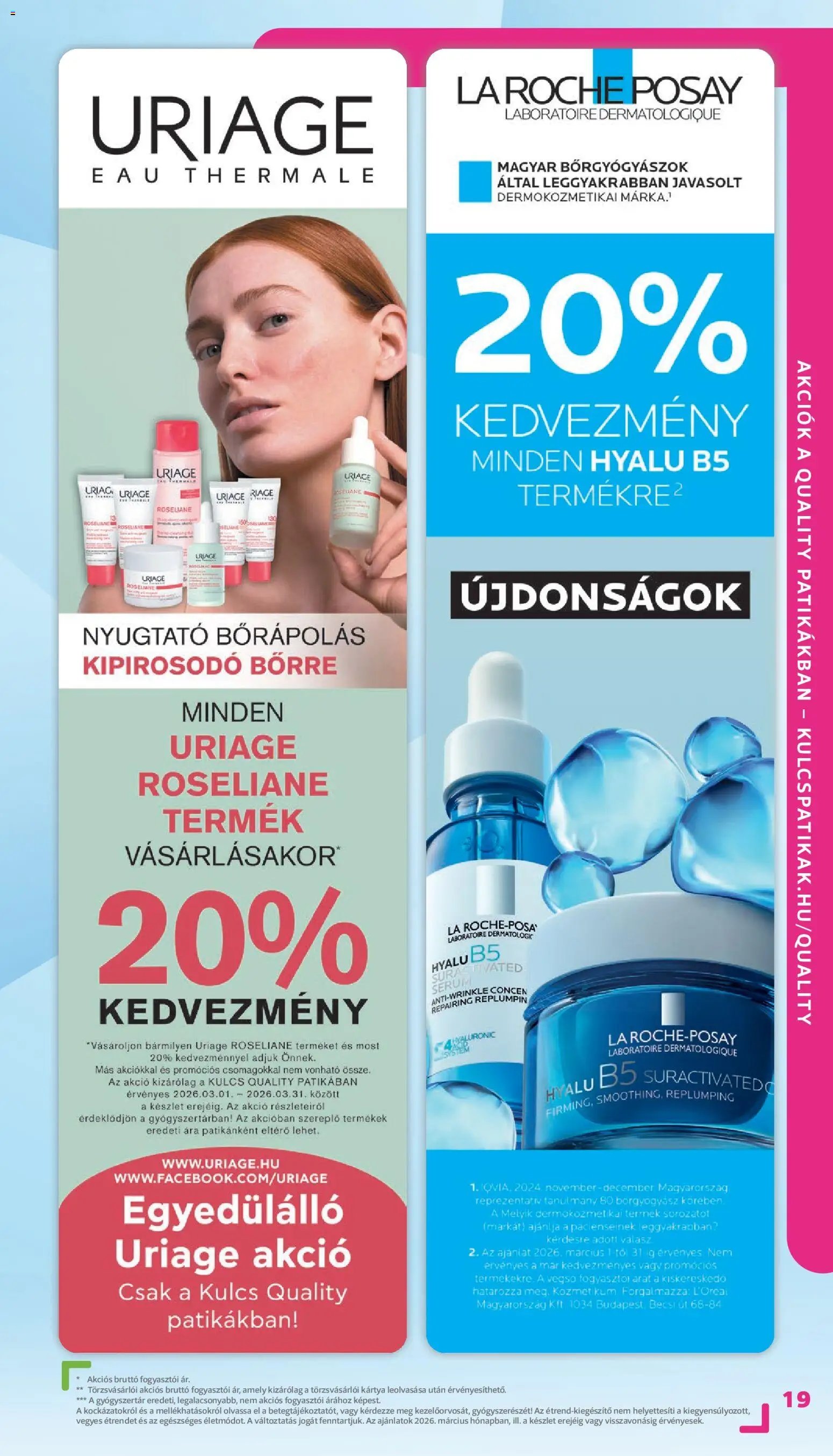 Kulcs Patika újság 2026.03.01. Kulcs Patika akciós újság (2026-03-01 - 2026-03-31)