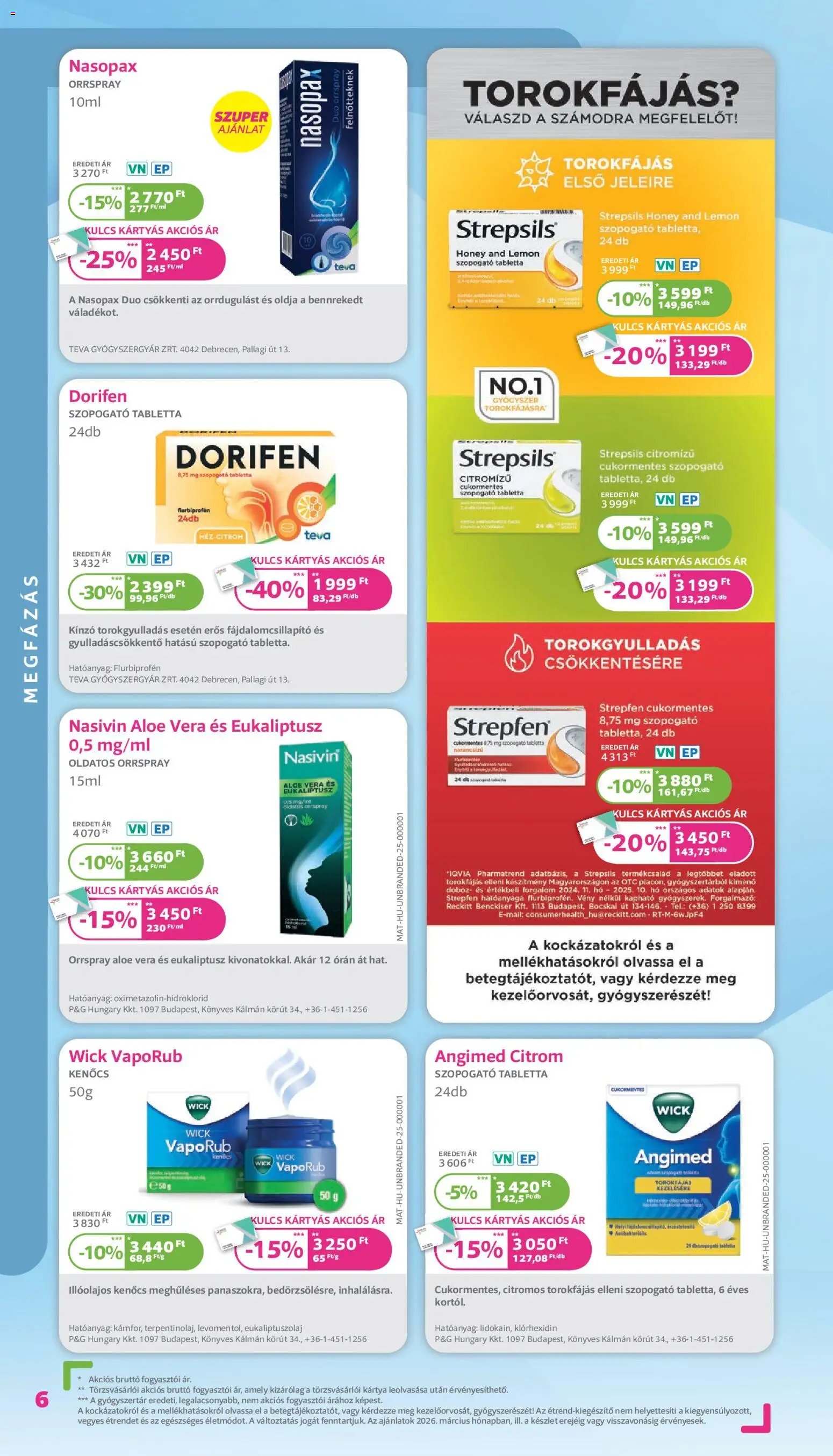 Kulcs Patika újság 2026.03.01. Kulcs Patika akciós újság (2026-03-01 - 2026-03-31)