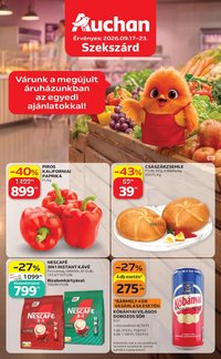 Auchan újság 2026.09.17. Auchan Szupermarket akciós újság Szekszárd