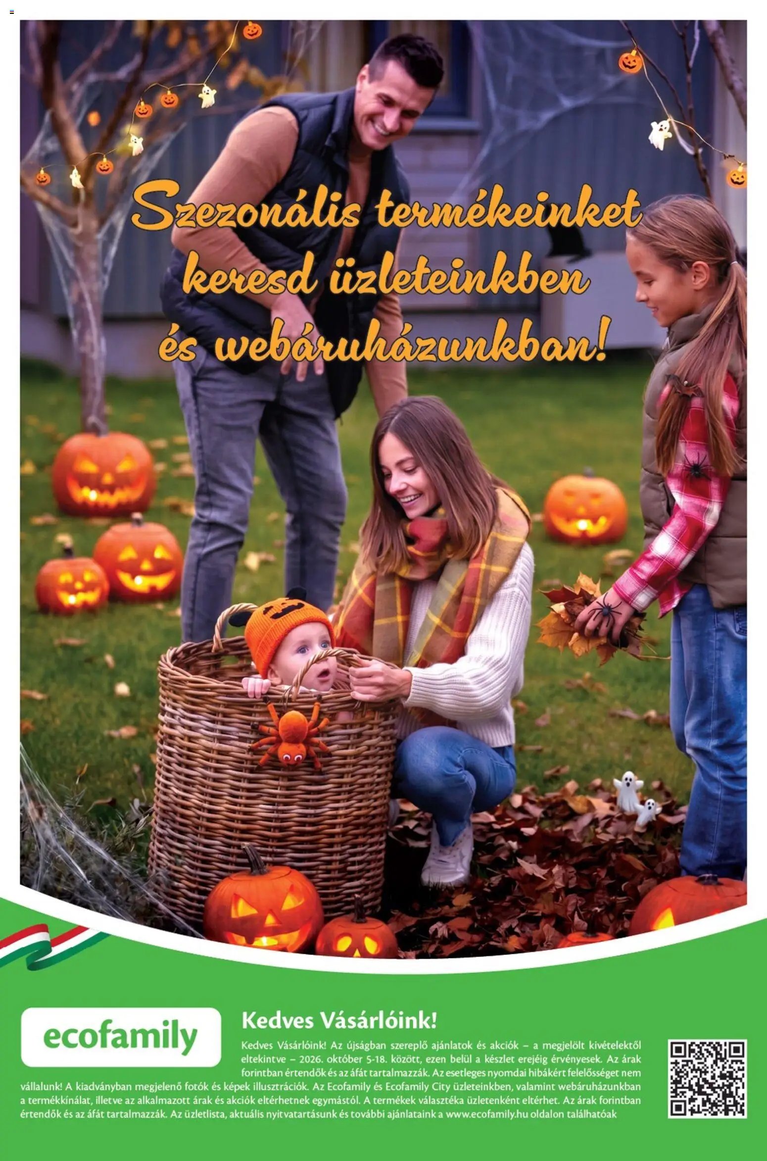 Ecofamily akciós újság 2026.10.05. - lapozható formában szórólap ✳️