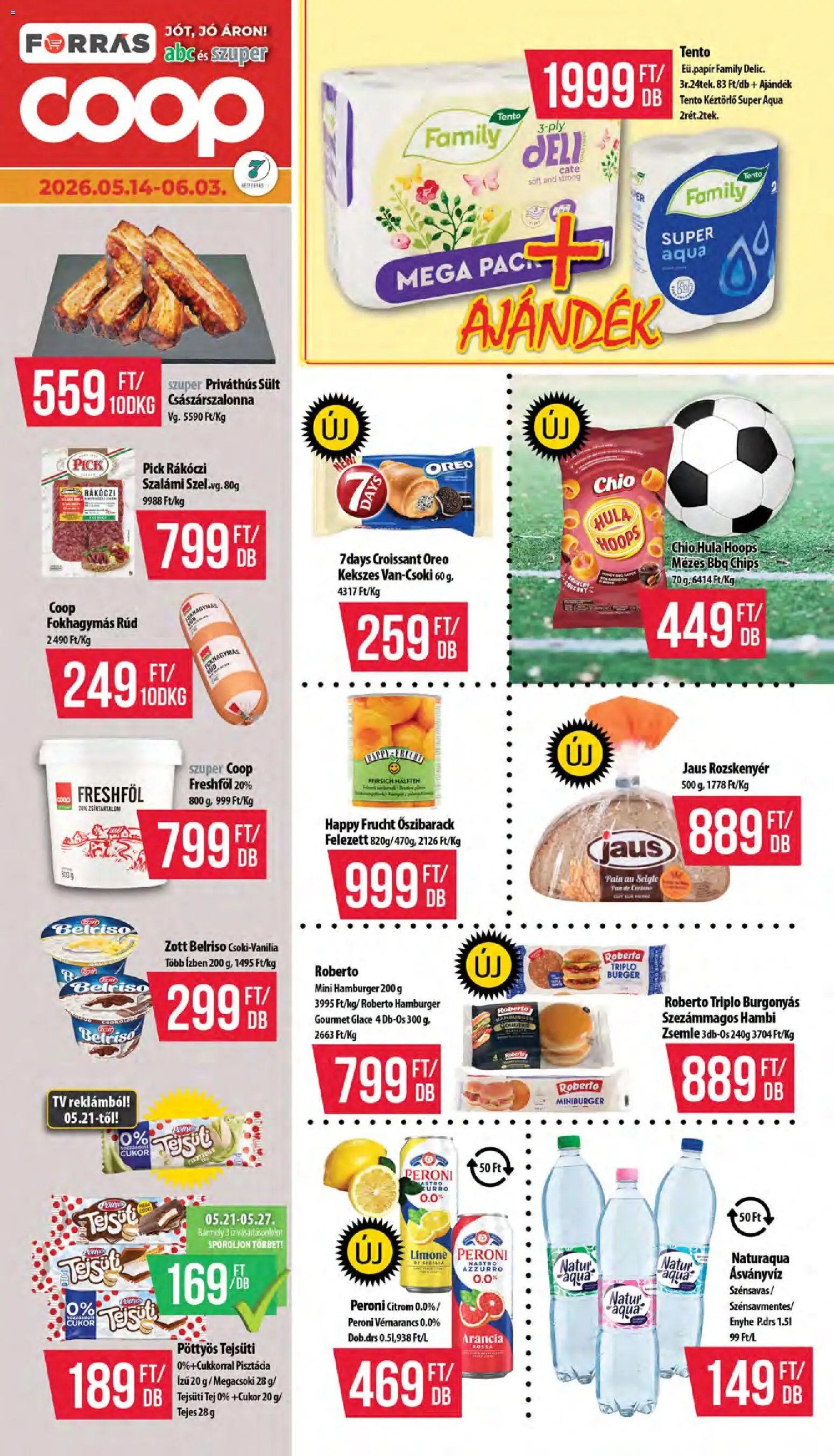 COOP újság 2026.05.14. COOP akciós újság (2026-05-14 - 2026-06-03)
