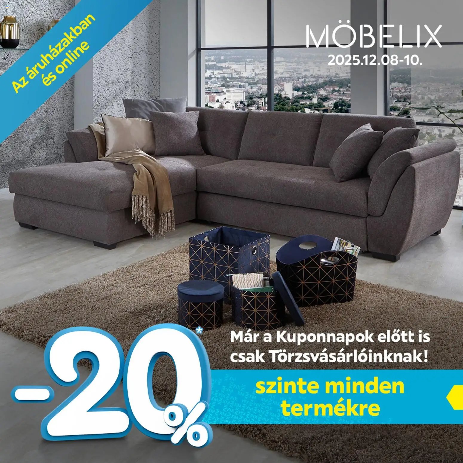 Möbelix újság 2025.12.08. Szórólap (2025-12-08 - 2025-12-10)