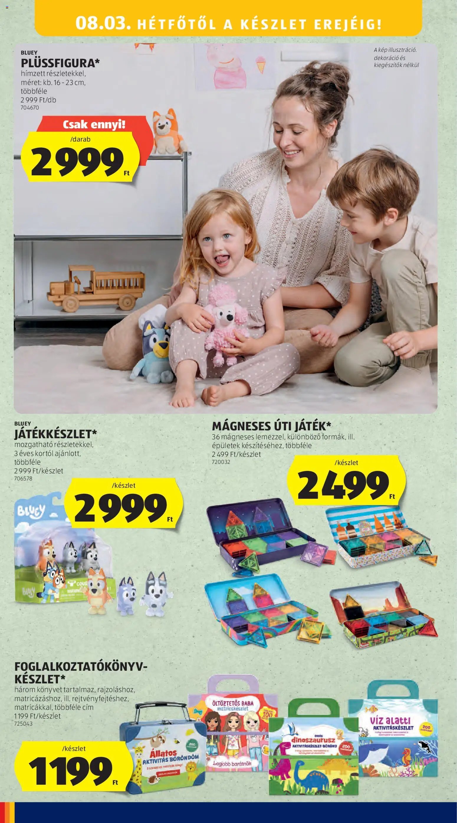 Aldi újság 2026.07.30. Aldi Középső sor termékei