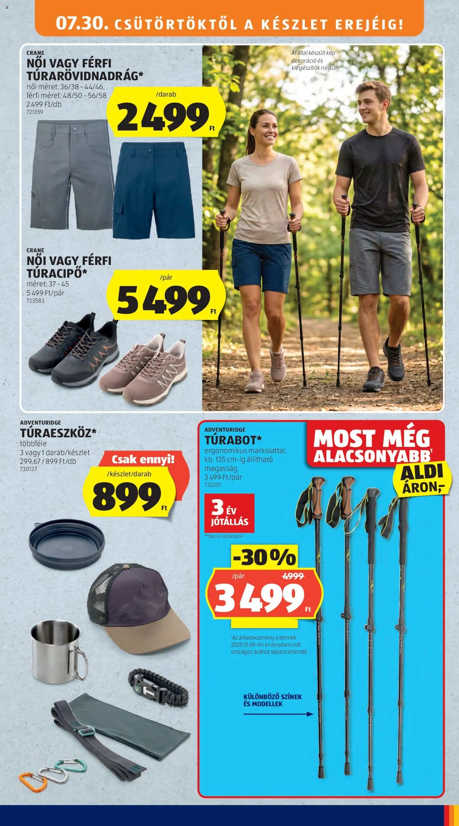 Aldi újság 2026.07.30. Aldi Középső sor termékei