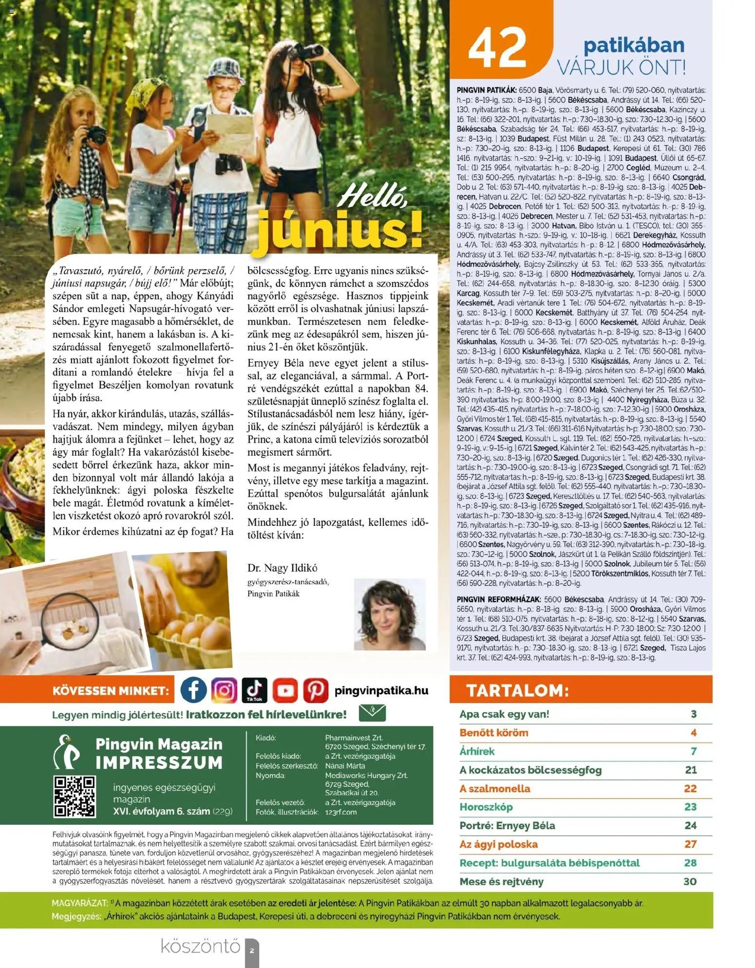 Pingvin Patika újság 2026.06.01. Pingvin Patika Magazin