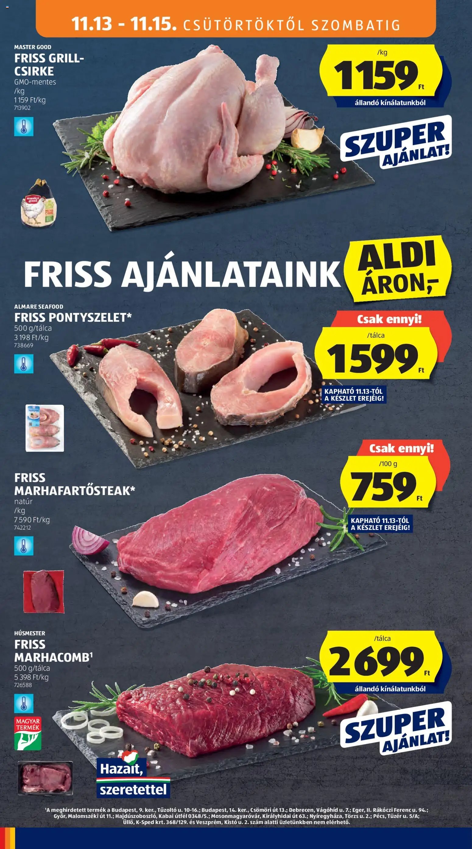 Aldi újság 2025.11.13. Akciós újság Aldi (2025-11-13 - 2025-11-19)