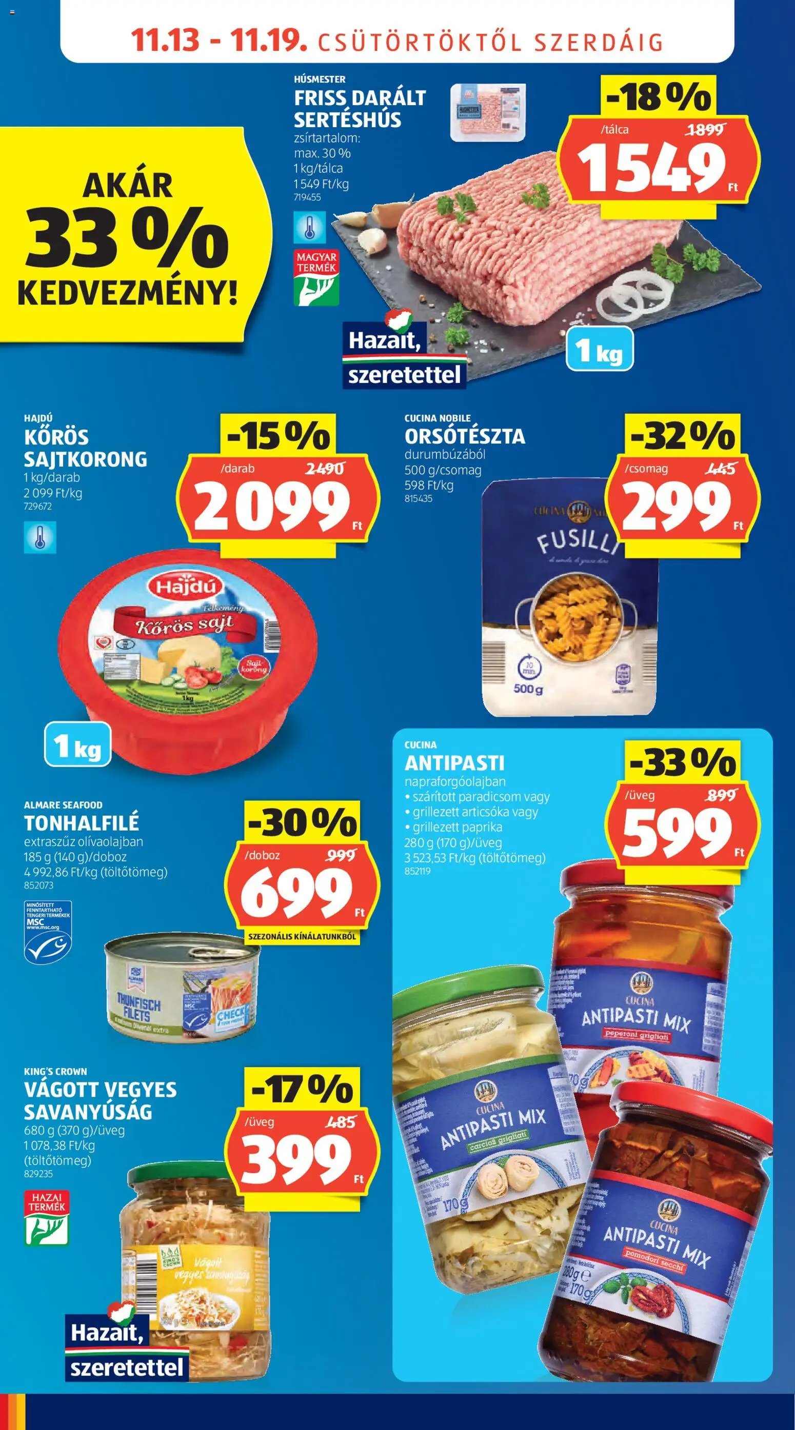 Aldi újság 2025.11.13. Akciós újság Aldi (2025-11-13 - 2025-11-19)