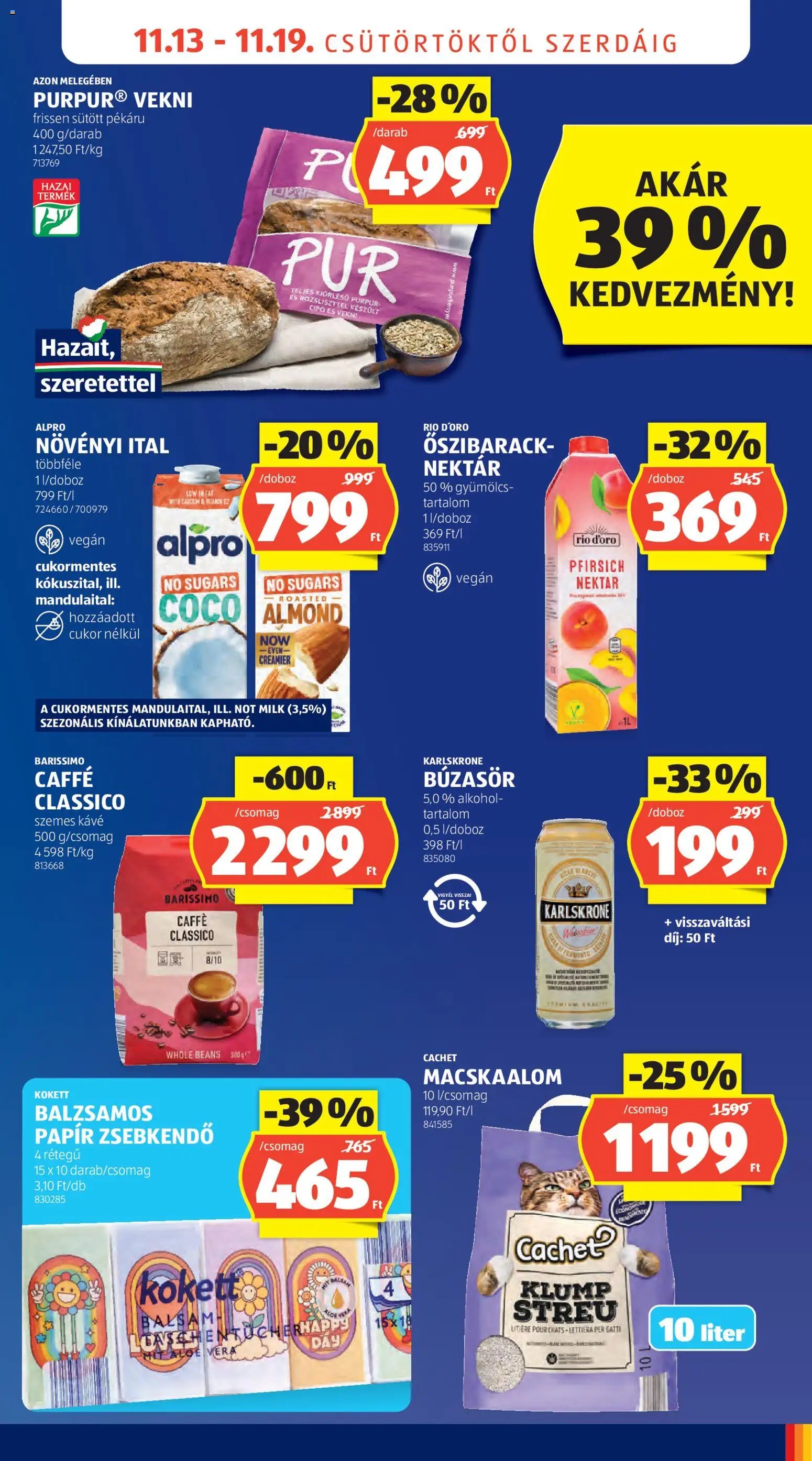 Aldi újság 2025.11.13. Akciós újság Aldi (2025-11-13 - 2025-11-19)