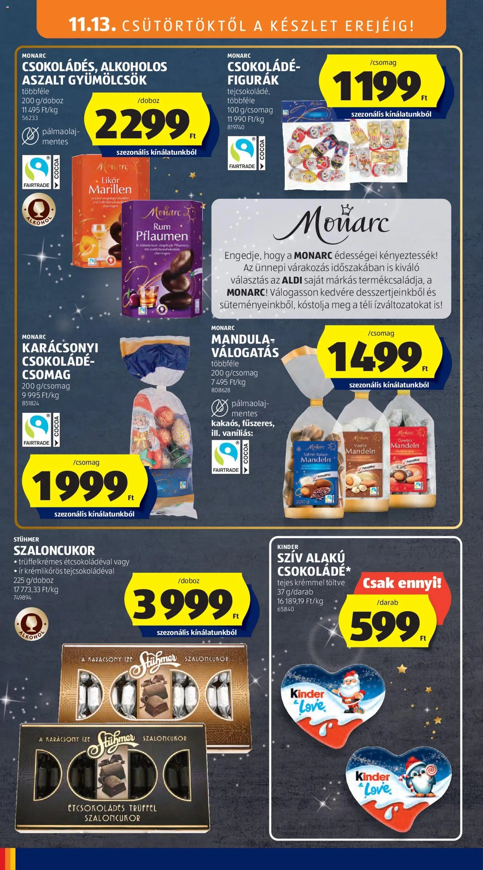 Aldi újság 2025.11.13. Akciós újság Aldi (2025-11-13 - 2025-11-19)