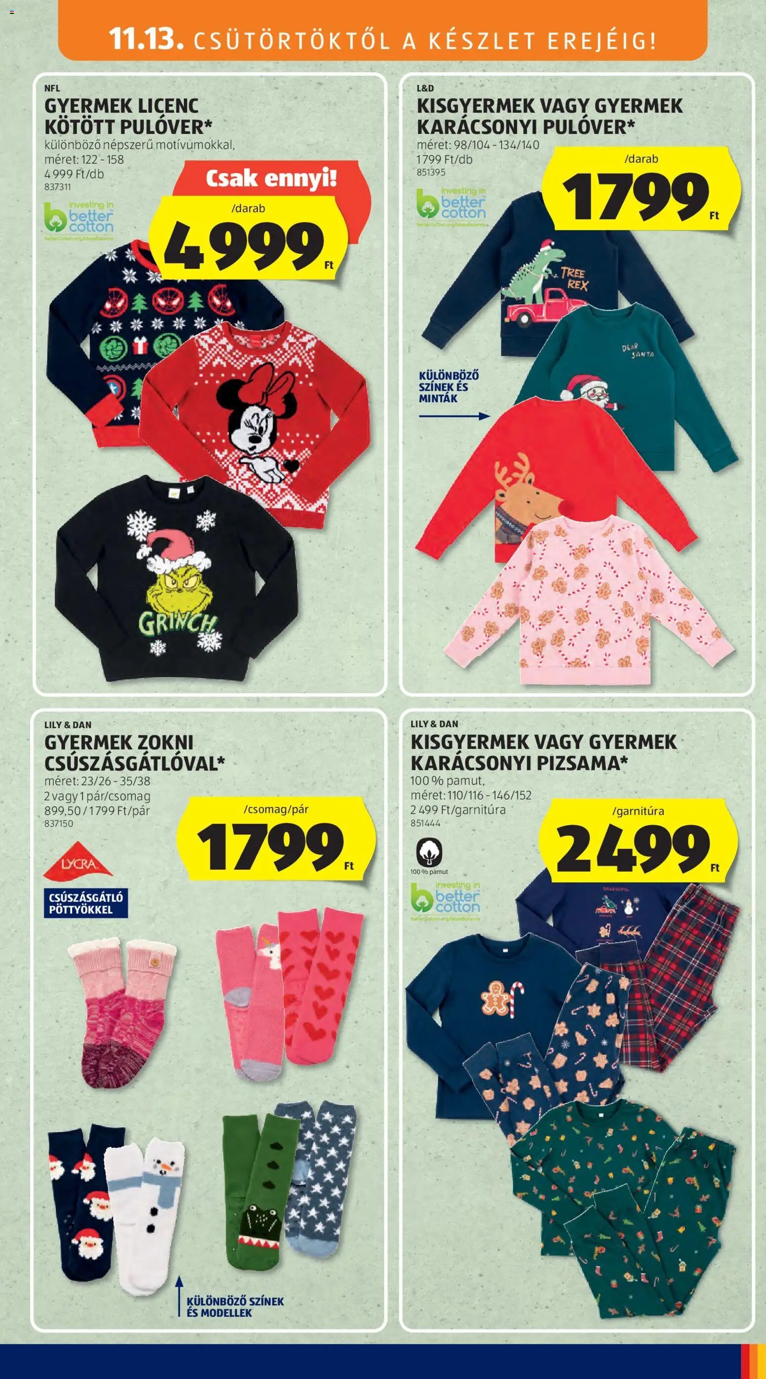 Aldi újság 2025.11.13. Akciós újság Aldi (2025-11-13 - 2025-11-19)