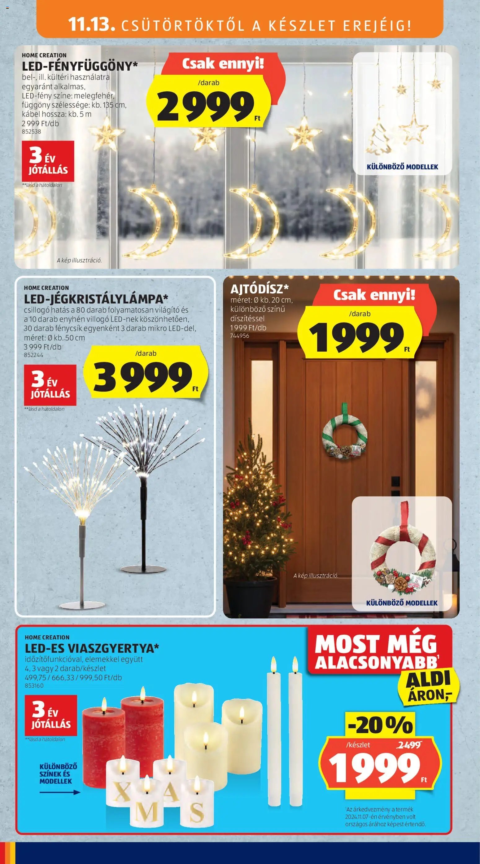 Aldi újság 2025.11.13. Akciós újság Aldi (2025-11-13 - 2025-11-19)