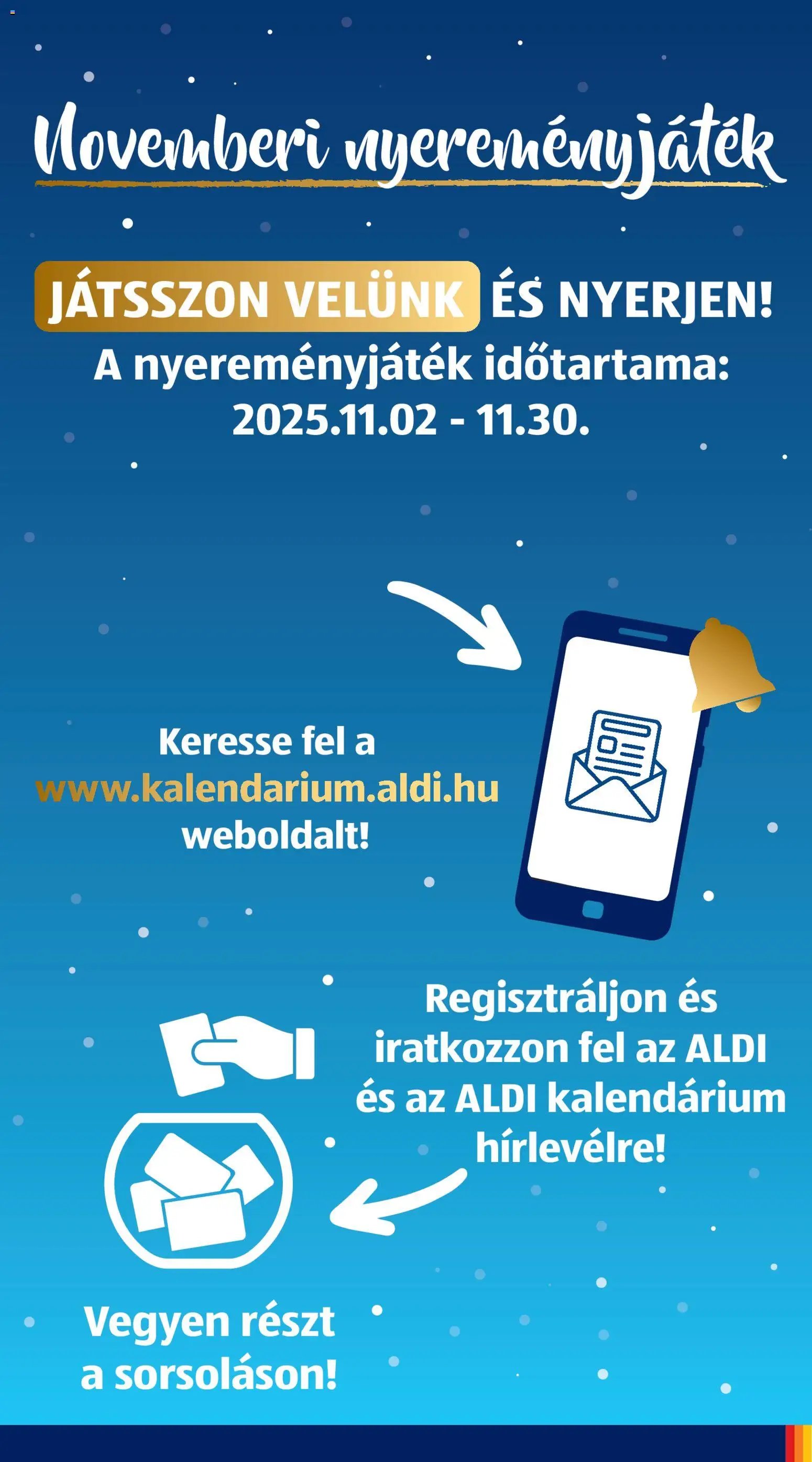 Aldi újság 2025.11.13. Akciós újság Aldi (2025-11-13 - 2025-11-19)