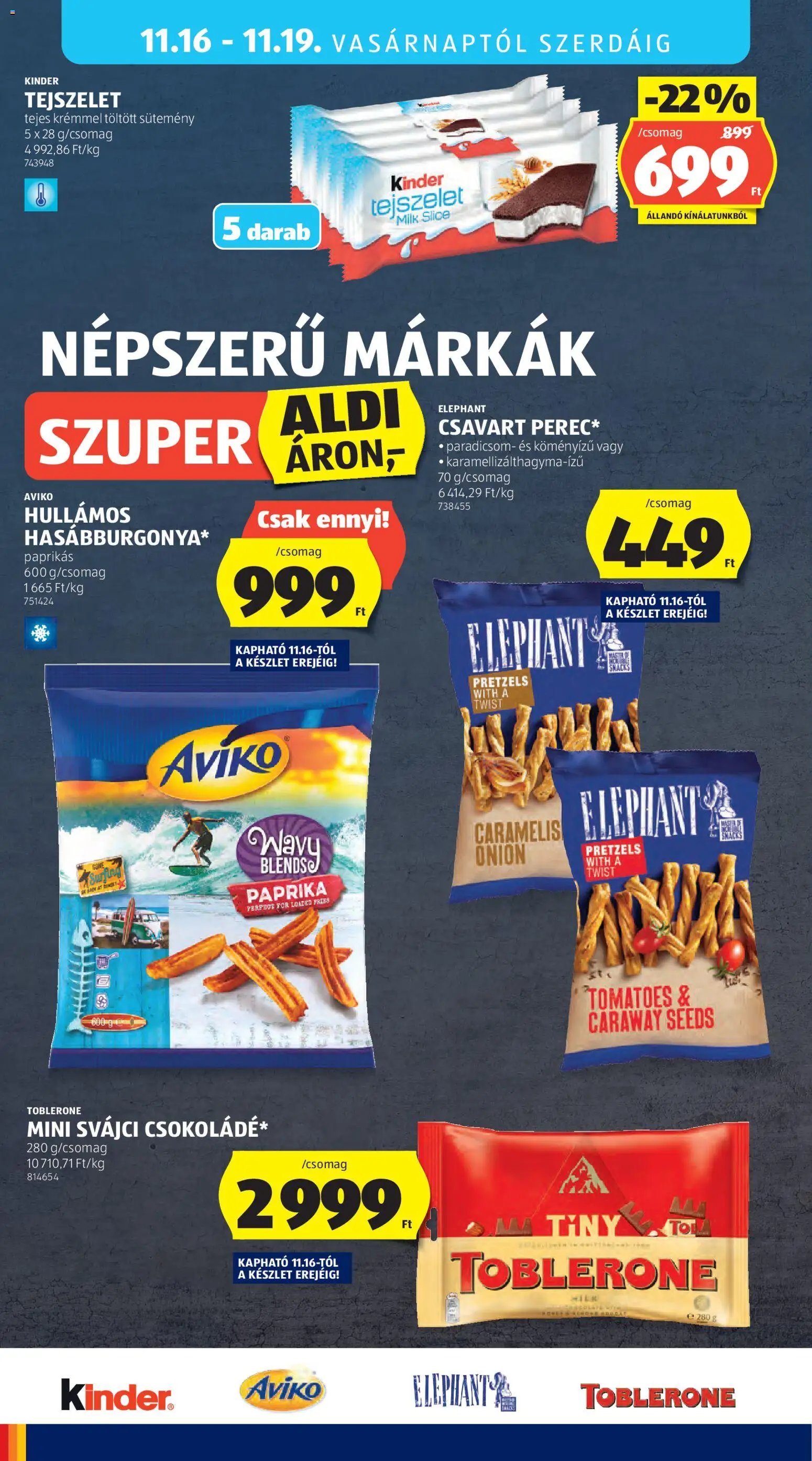 Aldi újság 2025.11.13. Akciós újság Aldi (2025-11-13 - 2025-11-19)