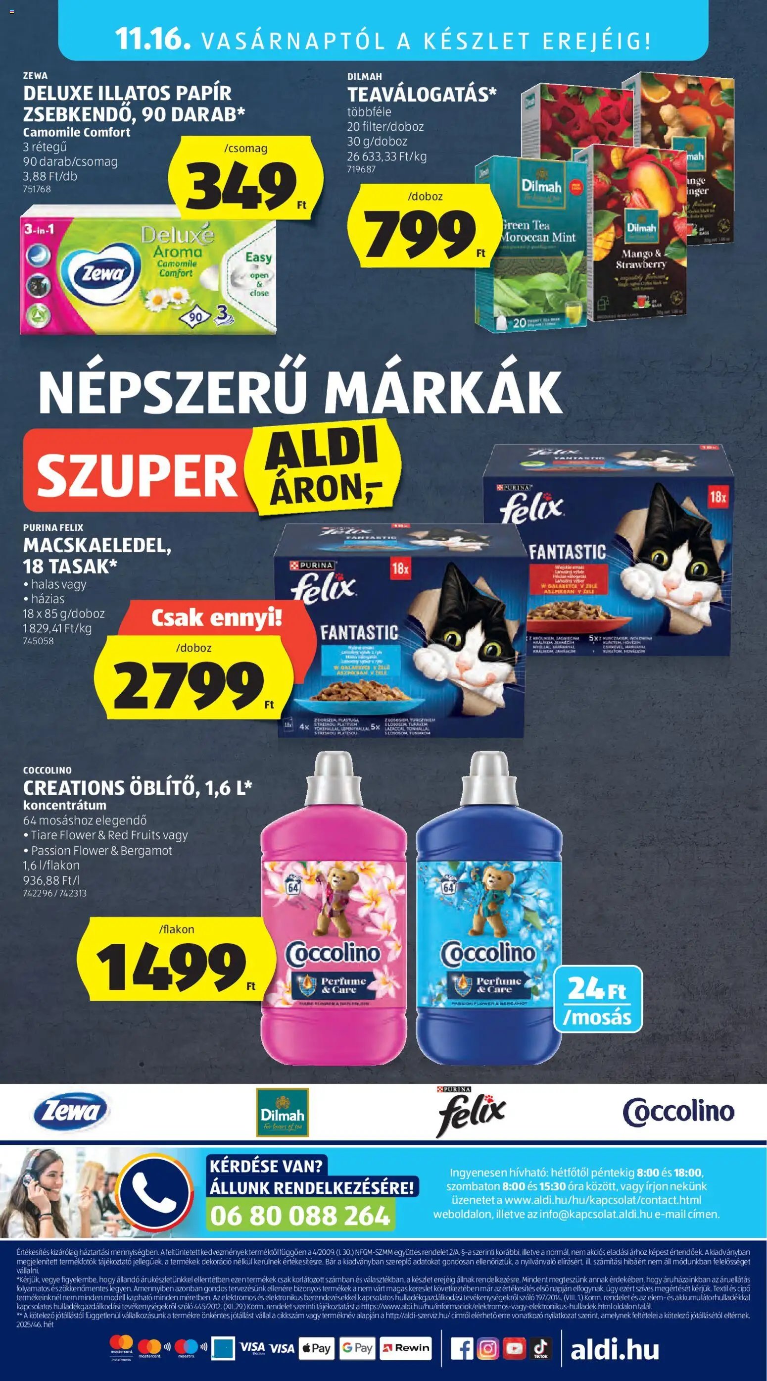 Aldi újság 2025.11.13. Akciós újság Aldi (2025-11-13 - 2025-11-19)