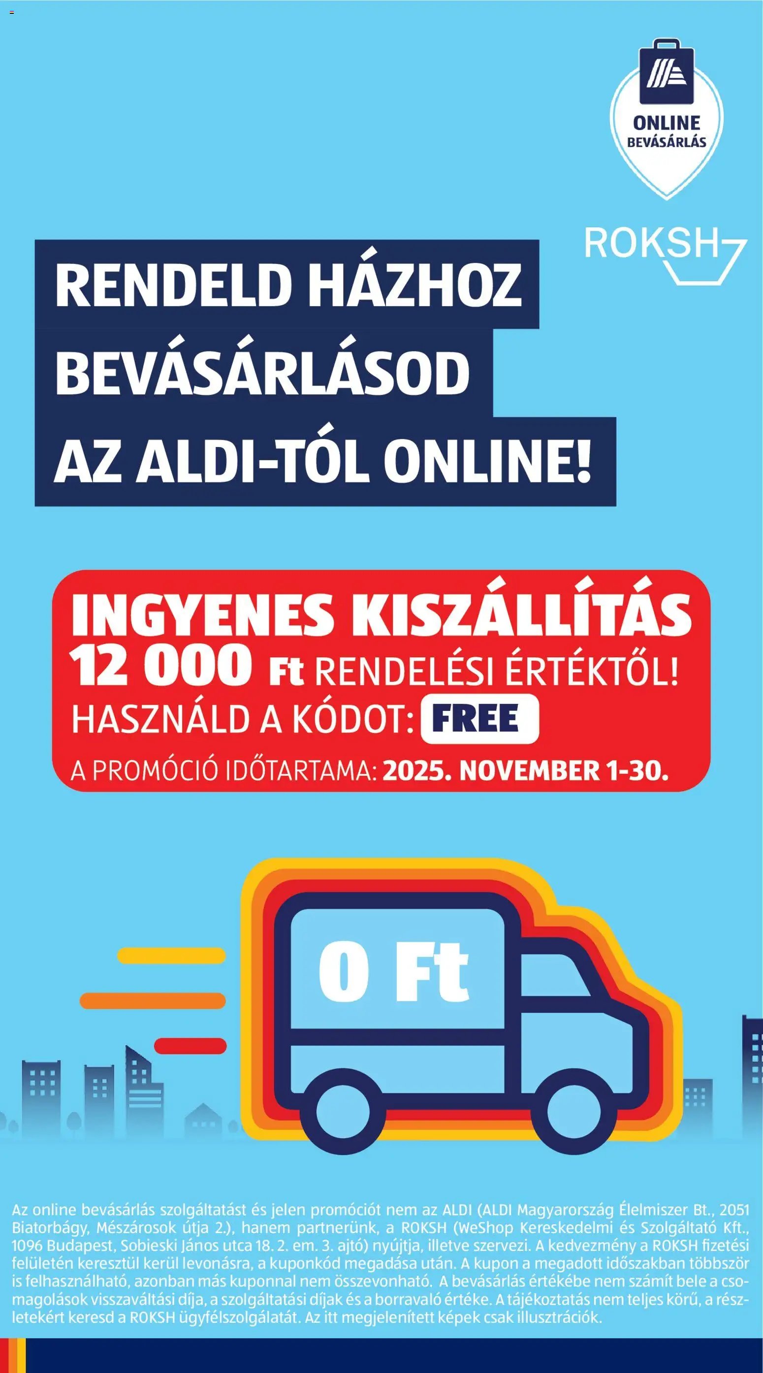 Aldi újság 2025.11.13. Akciós újság Aldi (2025-11-13 - 2025-11-19)