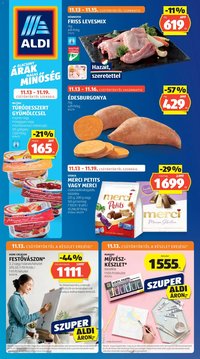 Aldi újság 2025.11.13. Akciós újság Aldi (2025-11-13 - 2025-11-19)