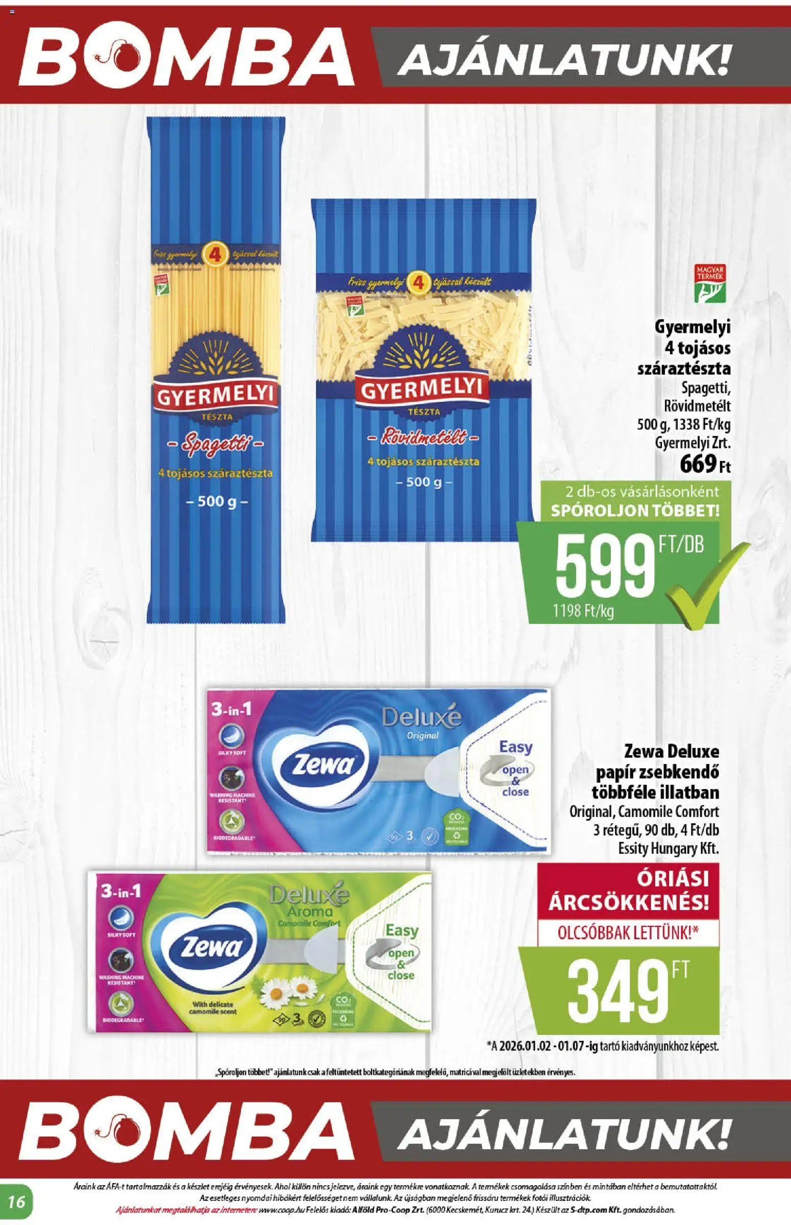 COOP újság 2026.03.19. COOP - Abc & szuper / Alföld Pro-Coop Zrt. (2026-03-19 - 2026-03-25)