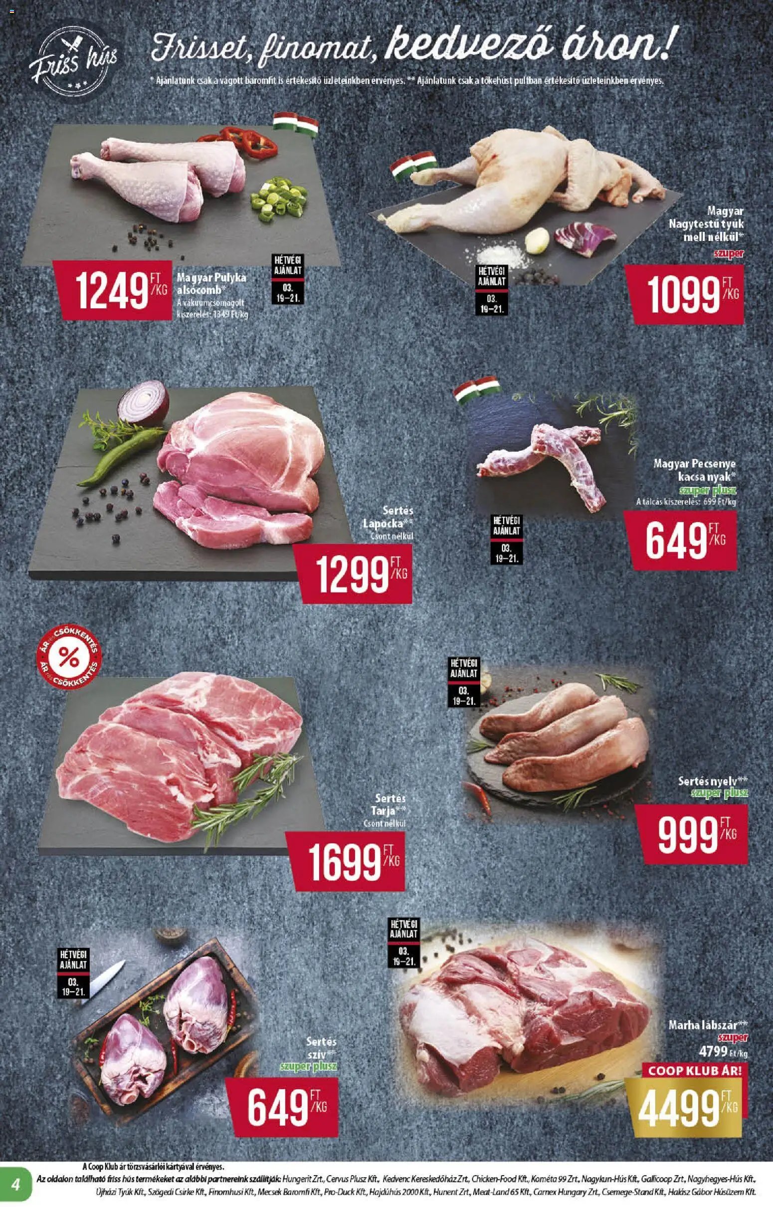 COOP újság 2026.03.19. COOP - Abc & szuper / Alföld Pro-Coop Zrt. (2026-03-19 - 2026-03-25)