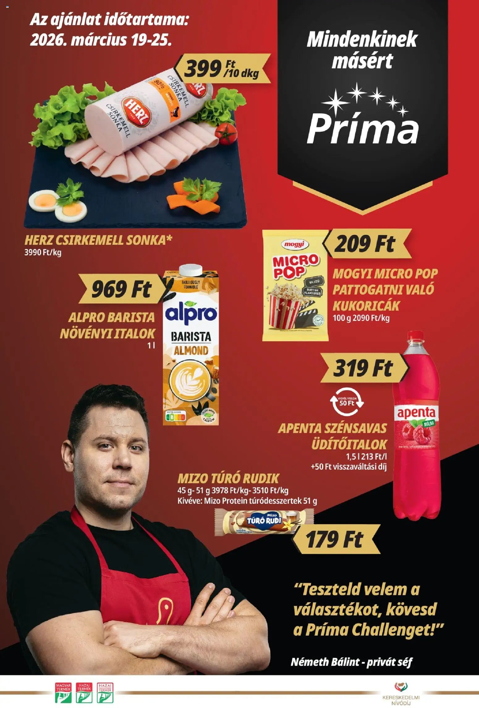 CBA Príma újság 2026.03.19. CBA Príma akciós újság (2026-03-19 - 2026-03-25)