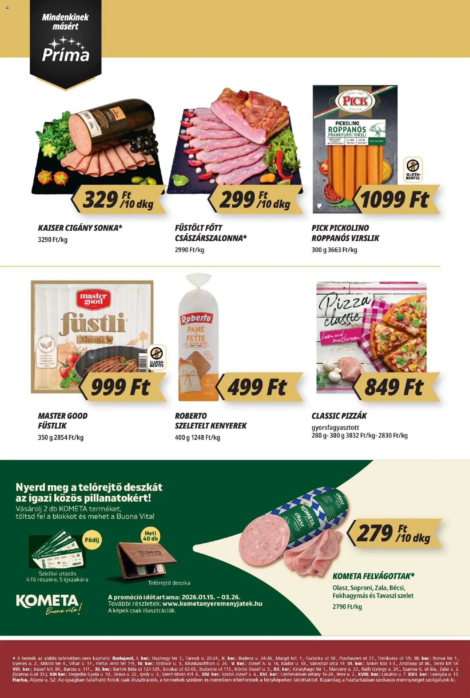 CBA Príma újság 2026.03.19. CBA Príma akciós újság (2026-03-19 - 2026-03-25)