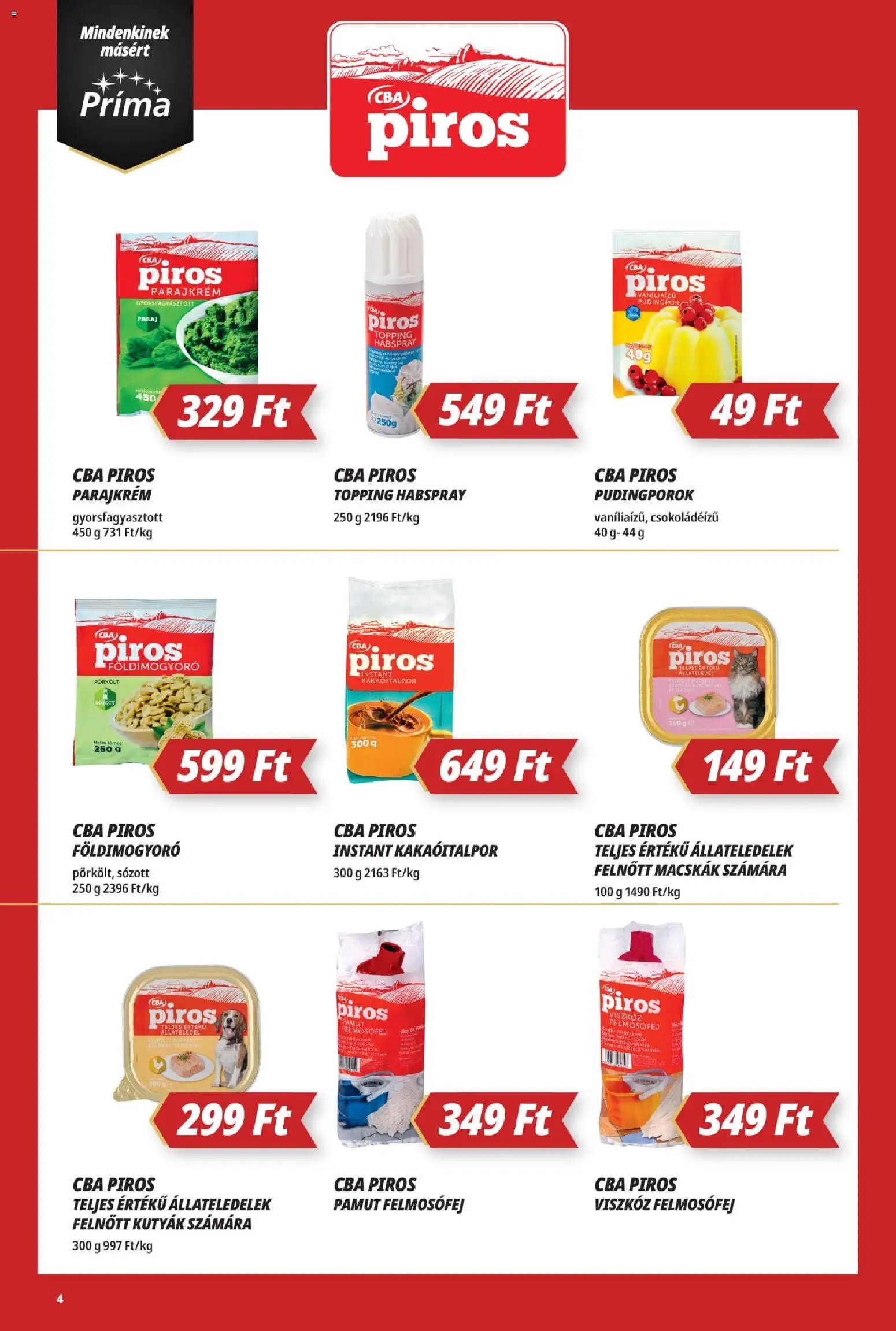 CBA Príma újság 2026.03.19. CBA Príma akciós újság (2026-03-19 - 2026-03-25)