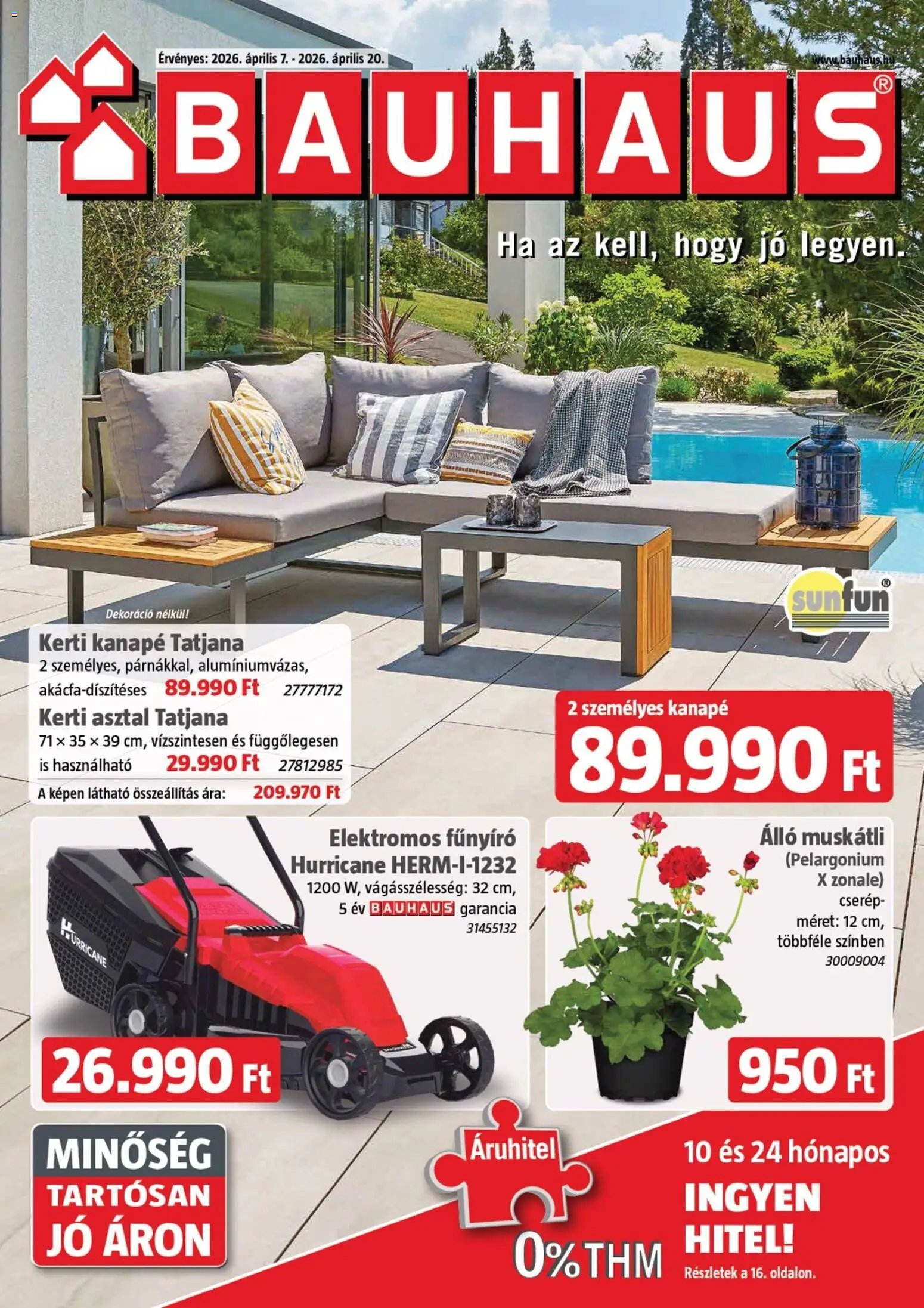 Bauhaus újság 2026.04.07. Bauhaus szórólap (2026-04-07 - 2026-04-20)