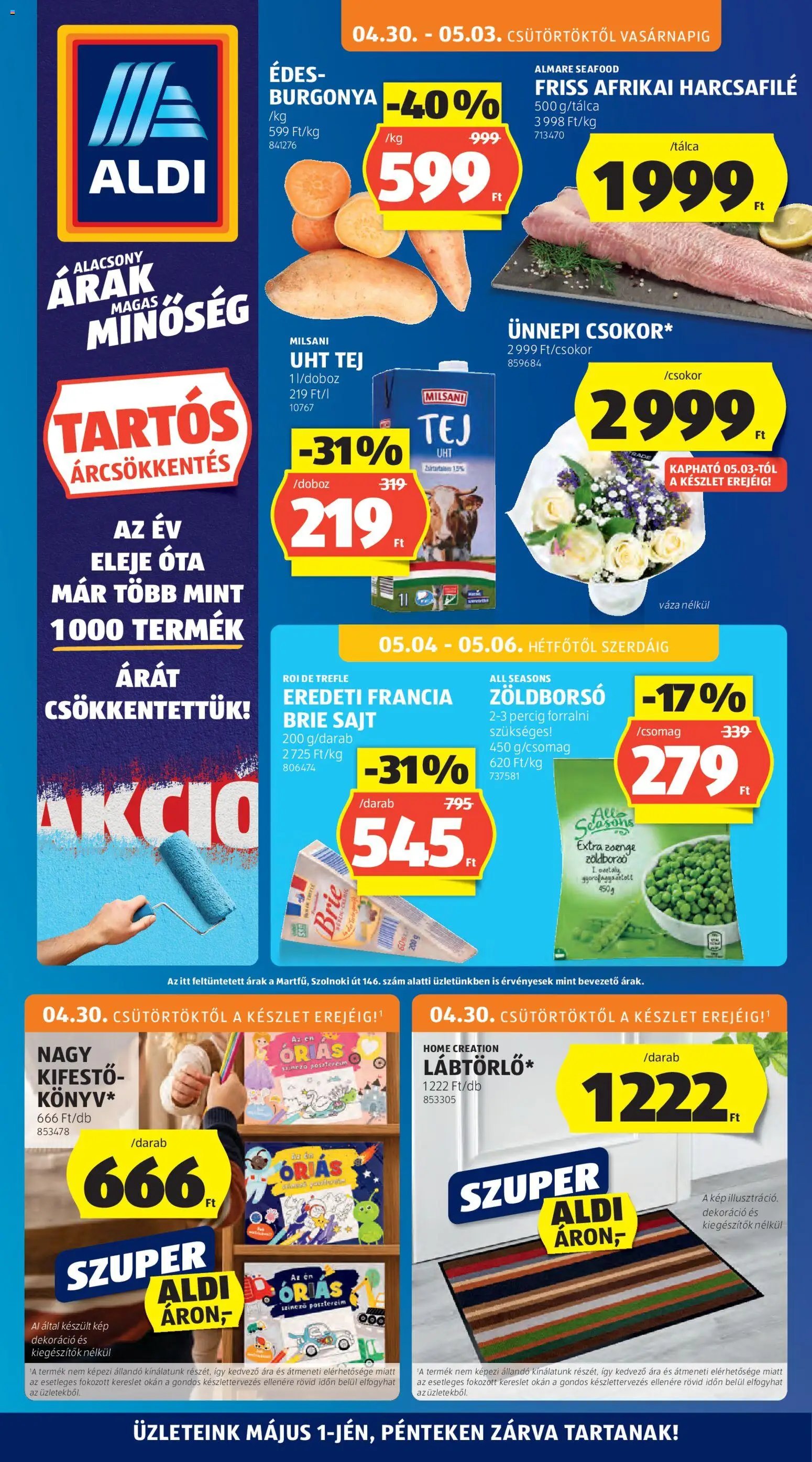 Aldi újság 2026.04.30. Aldi akciós újság (2026-04-30 - 2026-05-06)